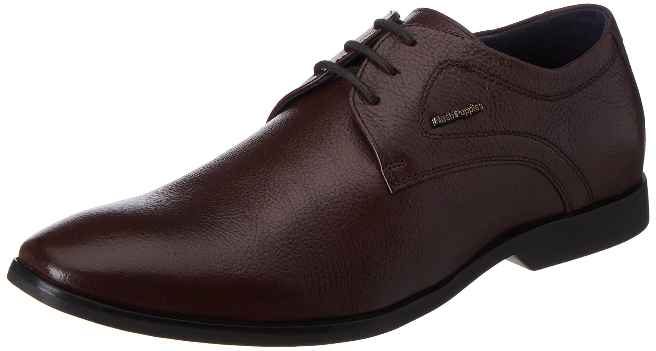 Hush Puppies Aaron Derby E 23 Men's Brown Formal Shoes - 8 UK (8254000)