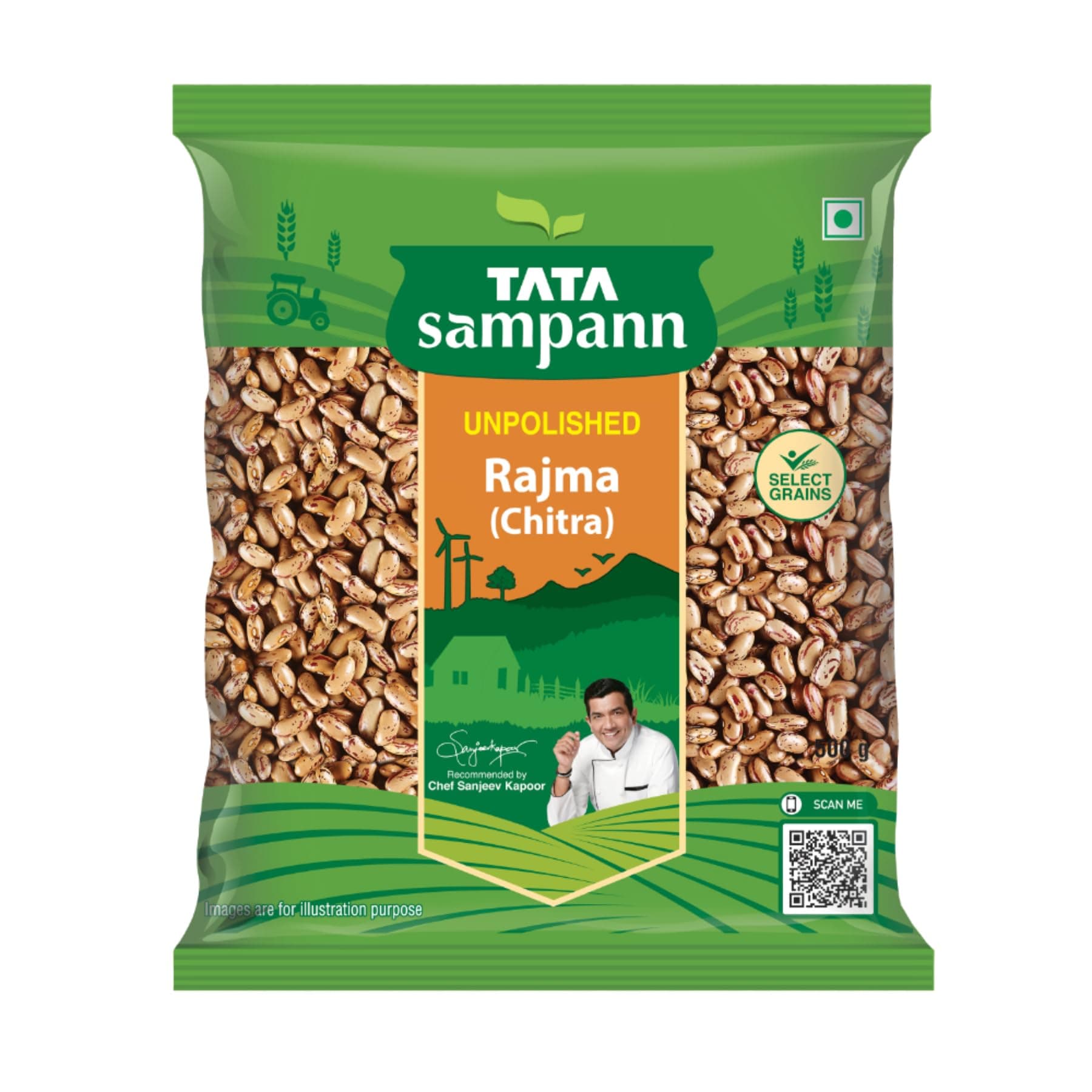 Tata Sampann Unpolished Rajma, 500g