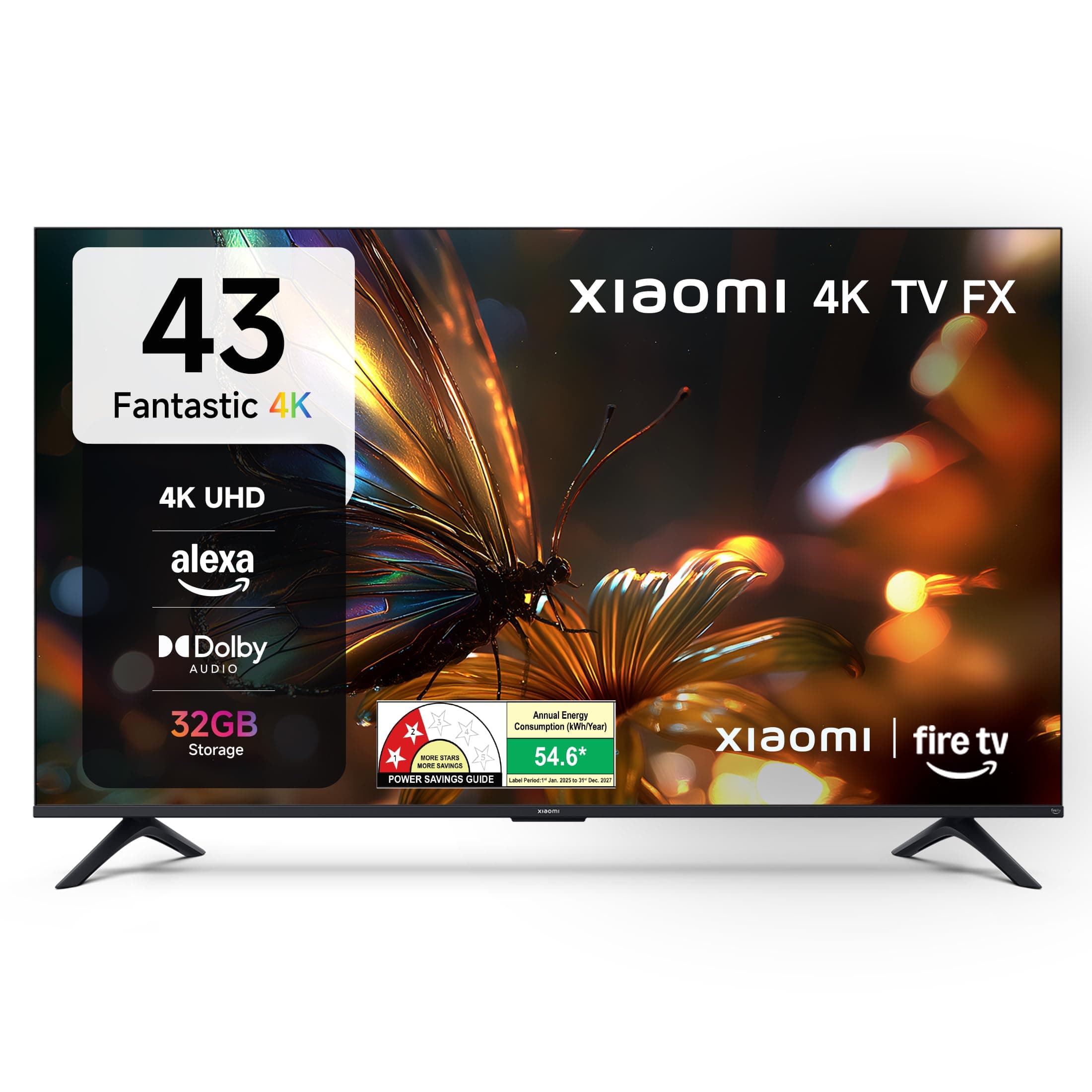 Xiaomi 108 cm (43 inch) FX Ultra HD 4K Smart LED Fire TV L43MB-FIN