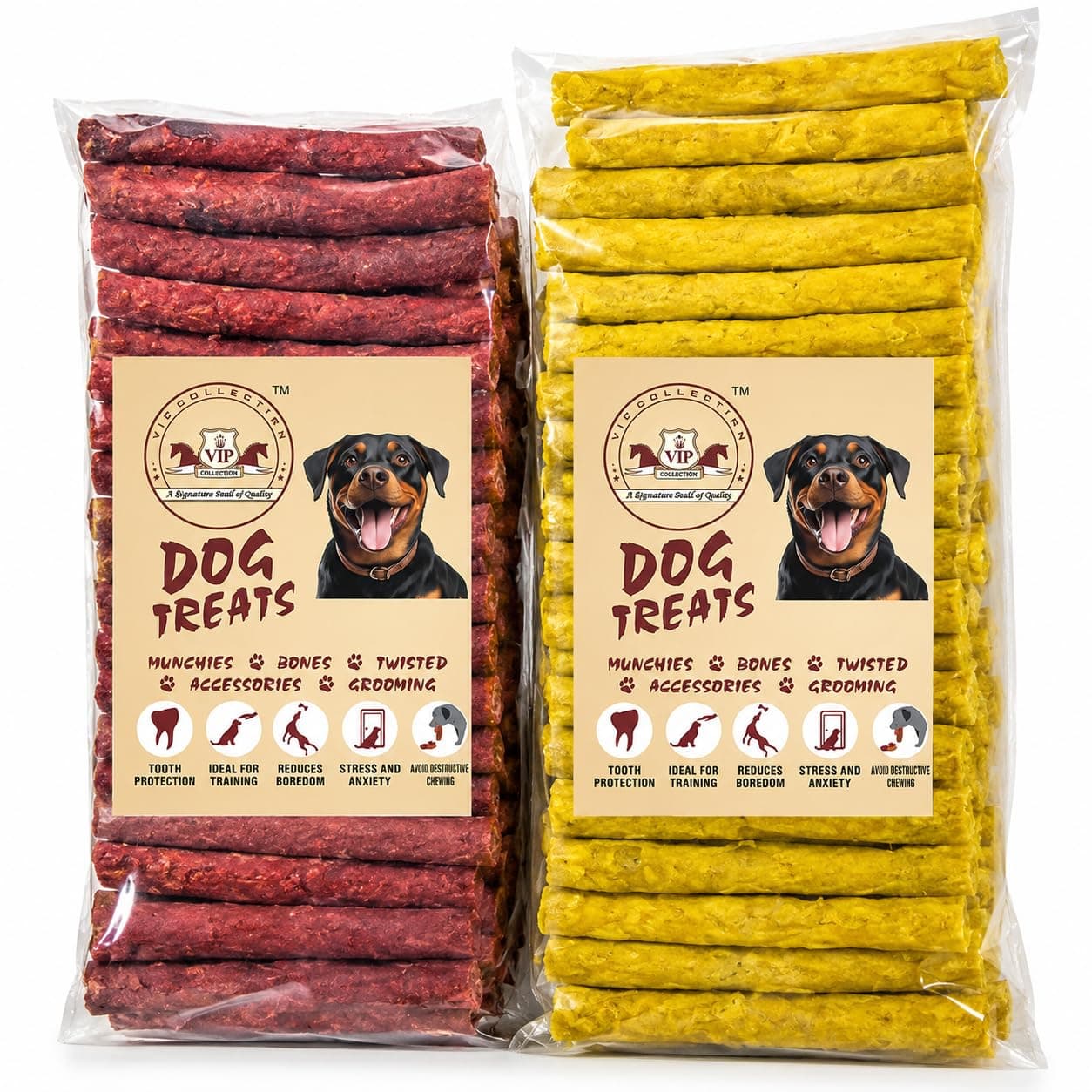 VIP Collection Dog Munchy Chew Sticks 900 Gram Pack