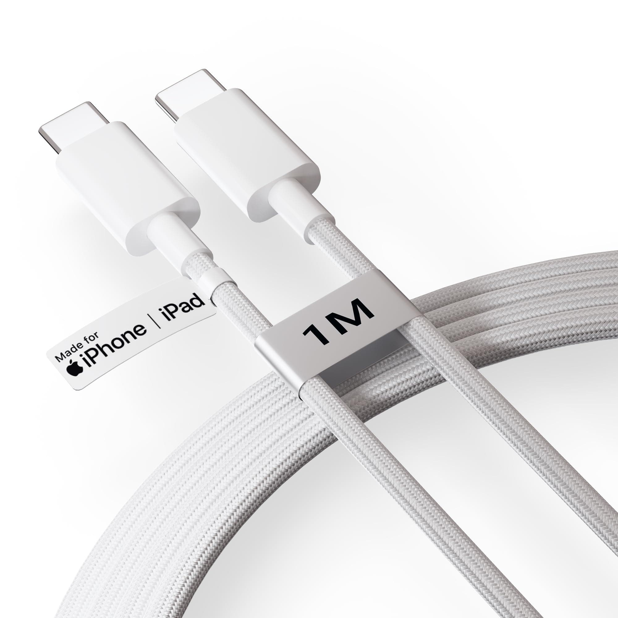 Type C to C 60W Fast Charging Cable for iPhone, MacBook, iPad by HOMEMO