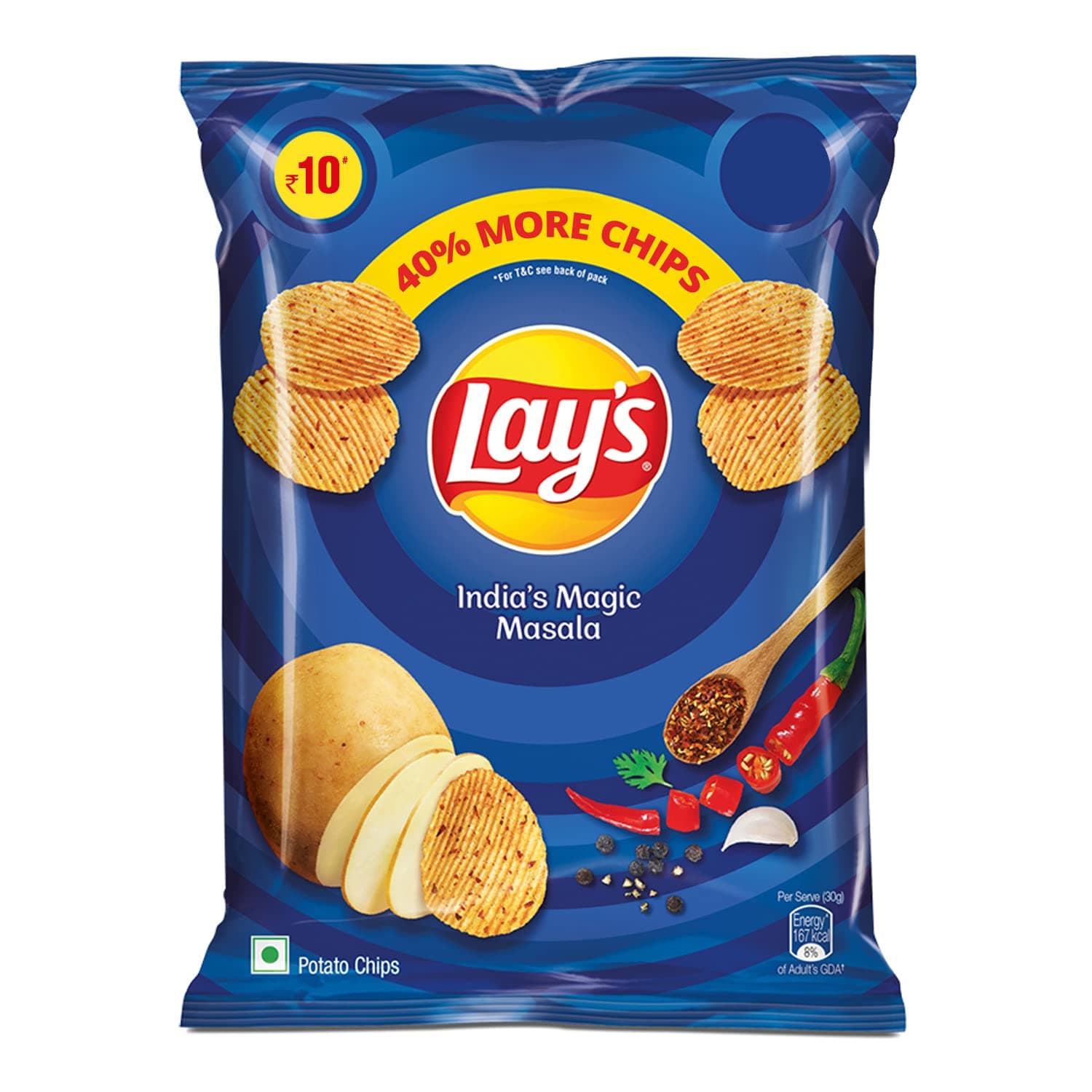 Lay's India's Magic Masala Potato Chips, 28g
