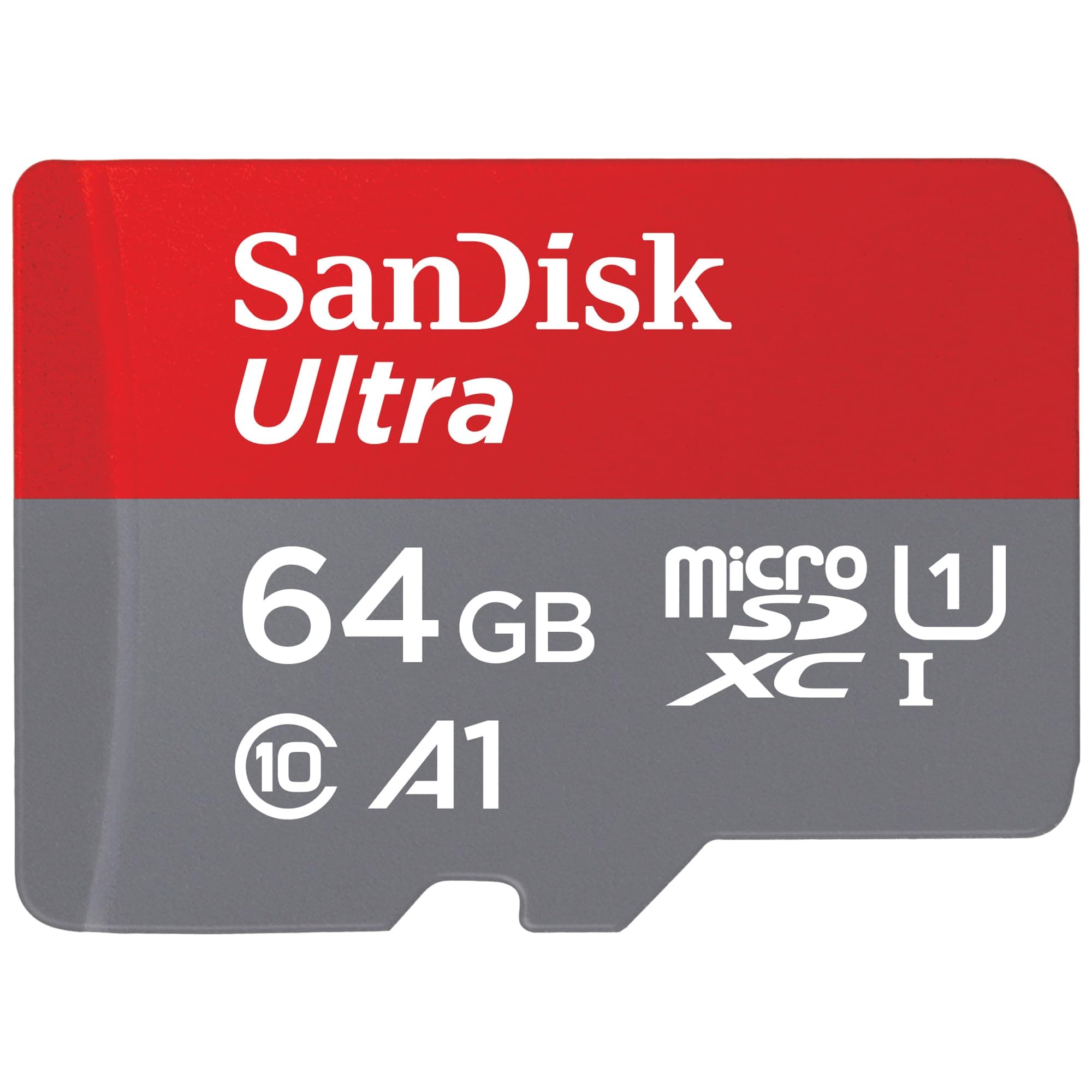 SanDisk Ultra 64GB microSDXC UHS-I, 140MB/s R, Memory Card, 10 Y Warranty, for Smartphones