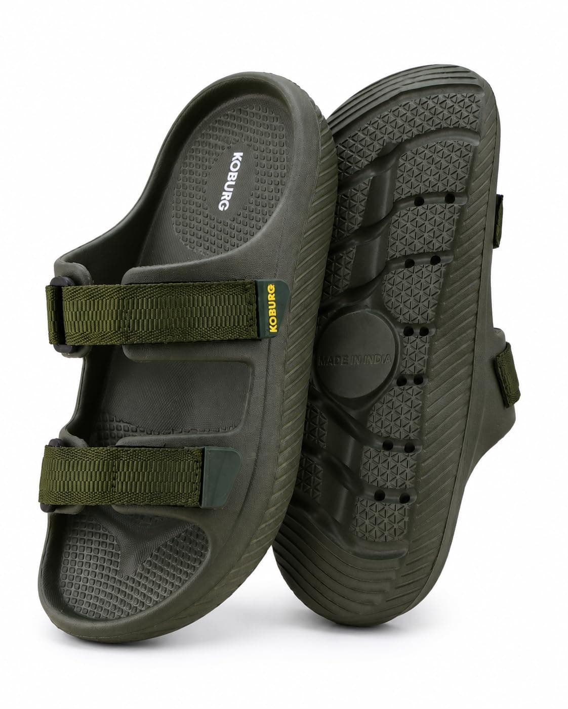 KOBURG Nexa Pro Sandals for Men| Durable| Lightweight| Daily|Stylish l Comfortable|Antiskid|Easy to Clean Sandals| Extra Soft Slide|EVA Sole KS-264