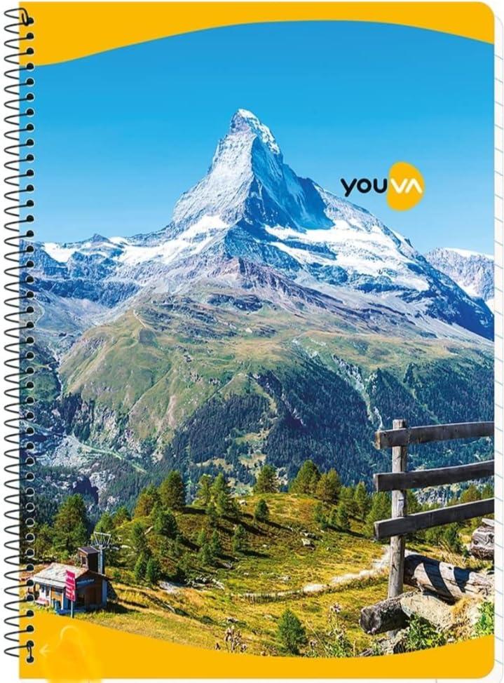 YOUVA Navneet Spiral Bound | Spiral Book | 21x29.7 cm | Unruled | 300 Pages | Pack of 1