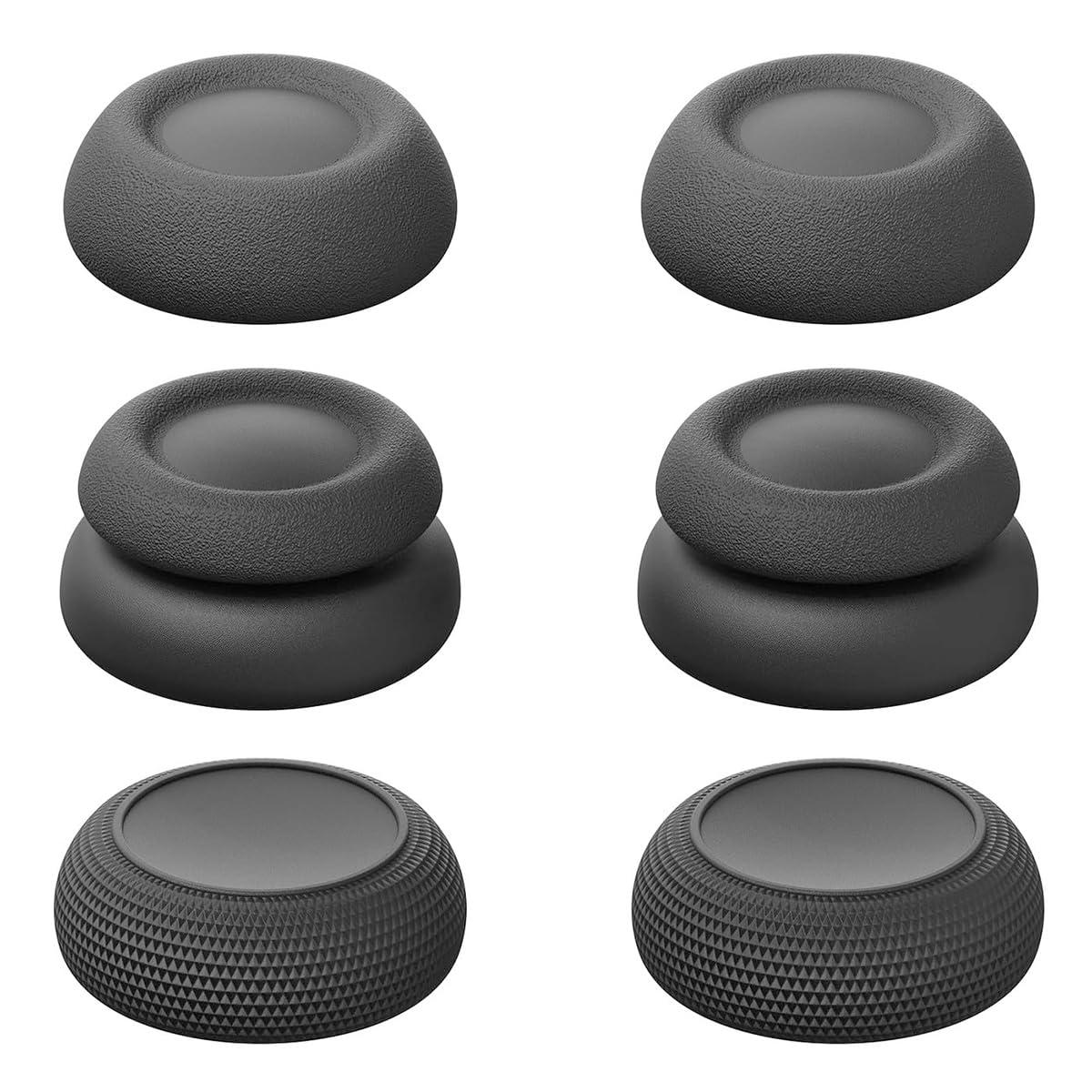ZORBES 3 Pairs PS5 Thumb Grips for PS Portal, 3 Types, Silicone Snug Fit