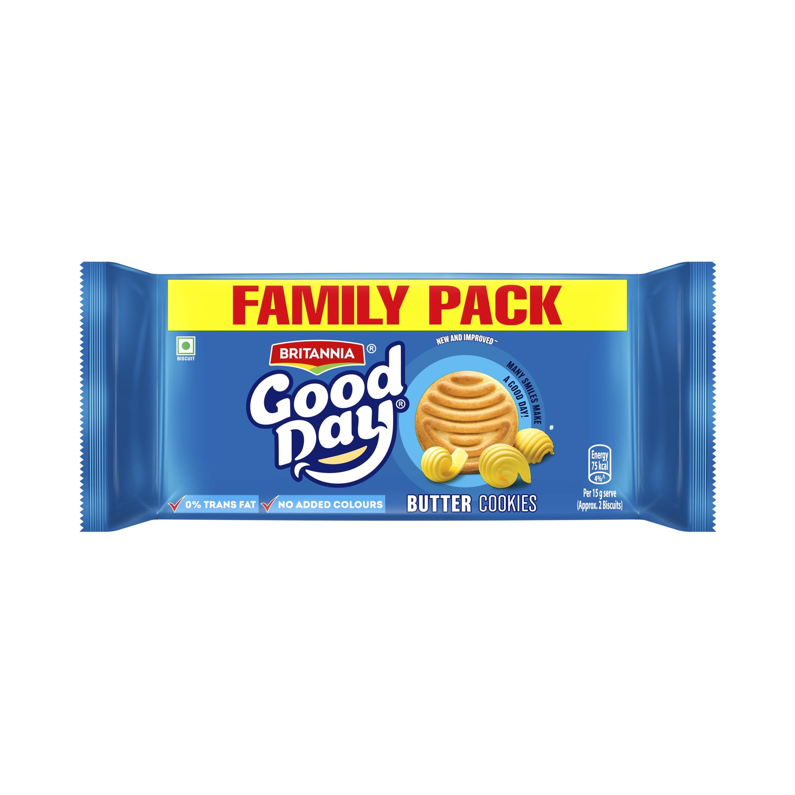 Britannia Good Day Butter Cookies,600/565/526 Gram