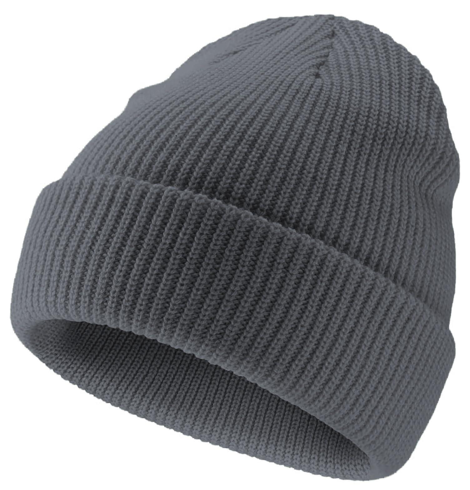 NORTHWIND Winter Cap for Men, Winter Cap for Women, Beanie Cap for Man, Woolen Cap for Men, Woolen Cap for Women, Beanie Cap for Woman, Winter wear (Dark Grey)