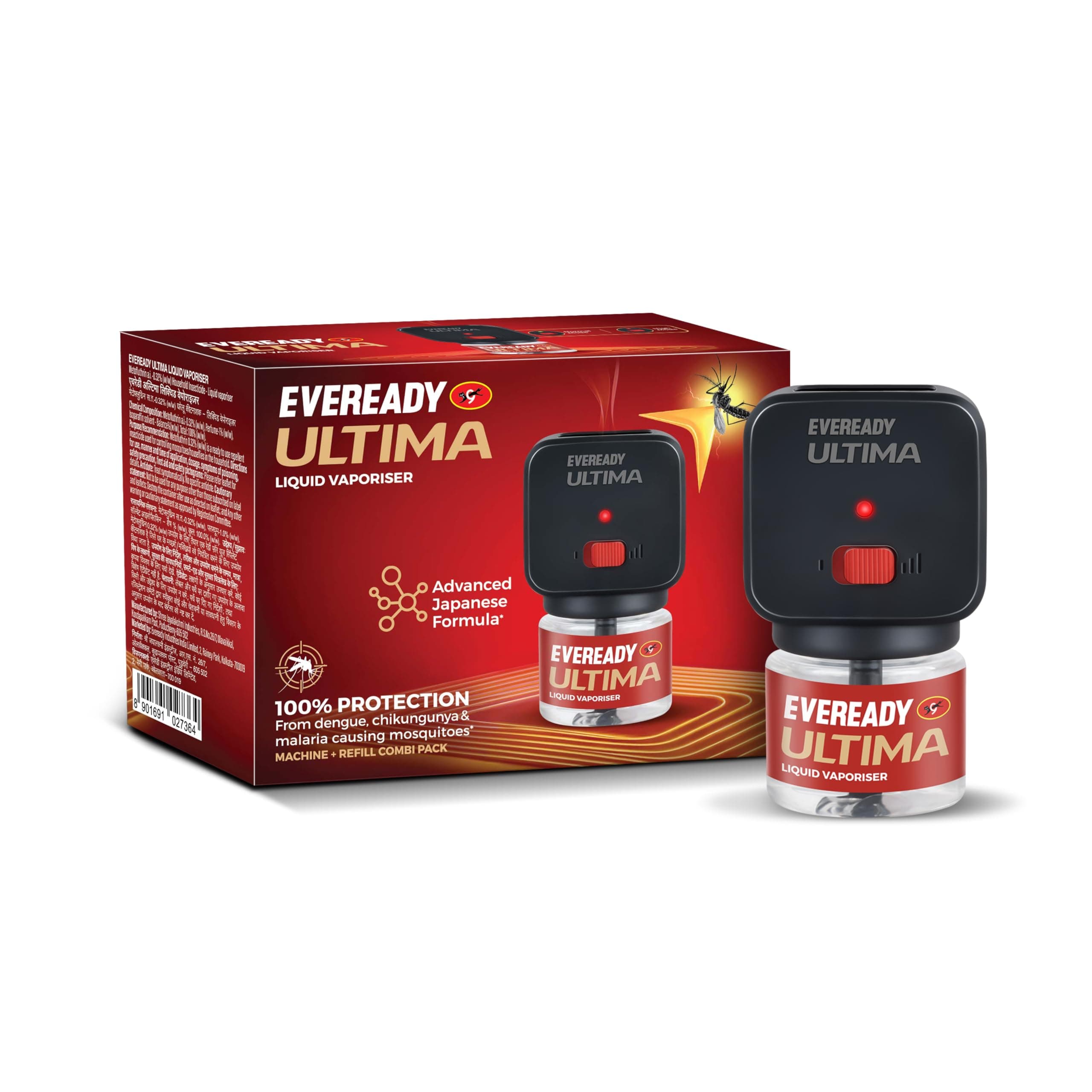 Eveready Ultima Mosquito Repellent Machine + Refill Combi Pack