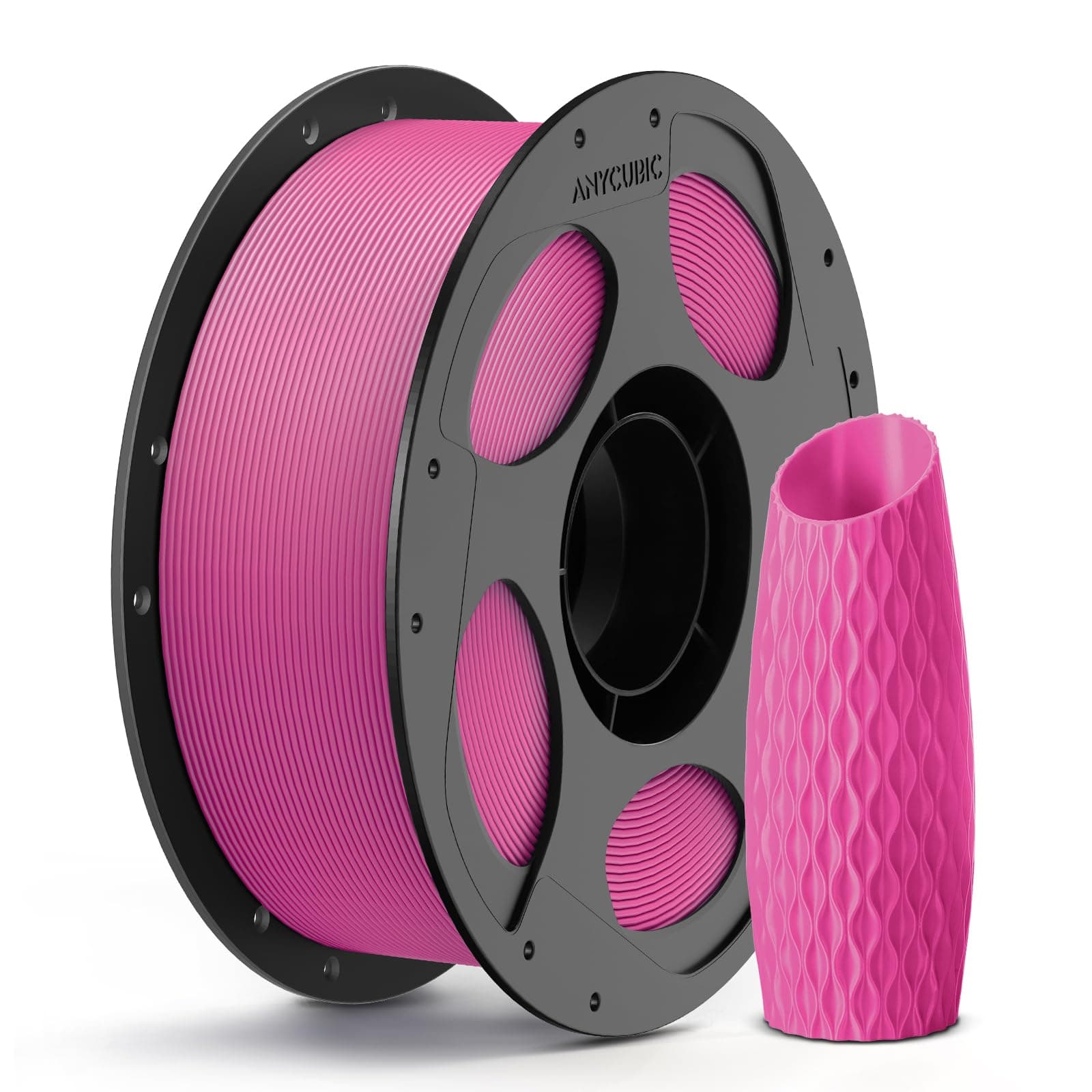 ANYCUBIC PLA 3D Printer Filament, 3D Printing PLA Filament 1.75mm Dimensional Accuracy +/- 0.02mm, 1KG Reusable Spool (2.2 lbs), Magenta