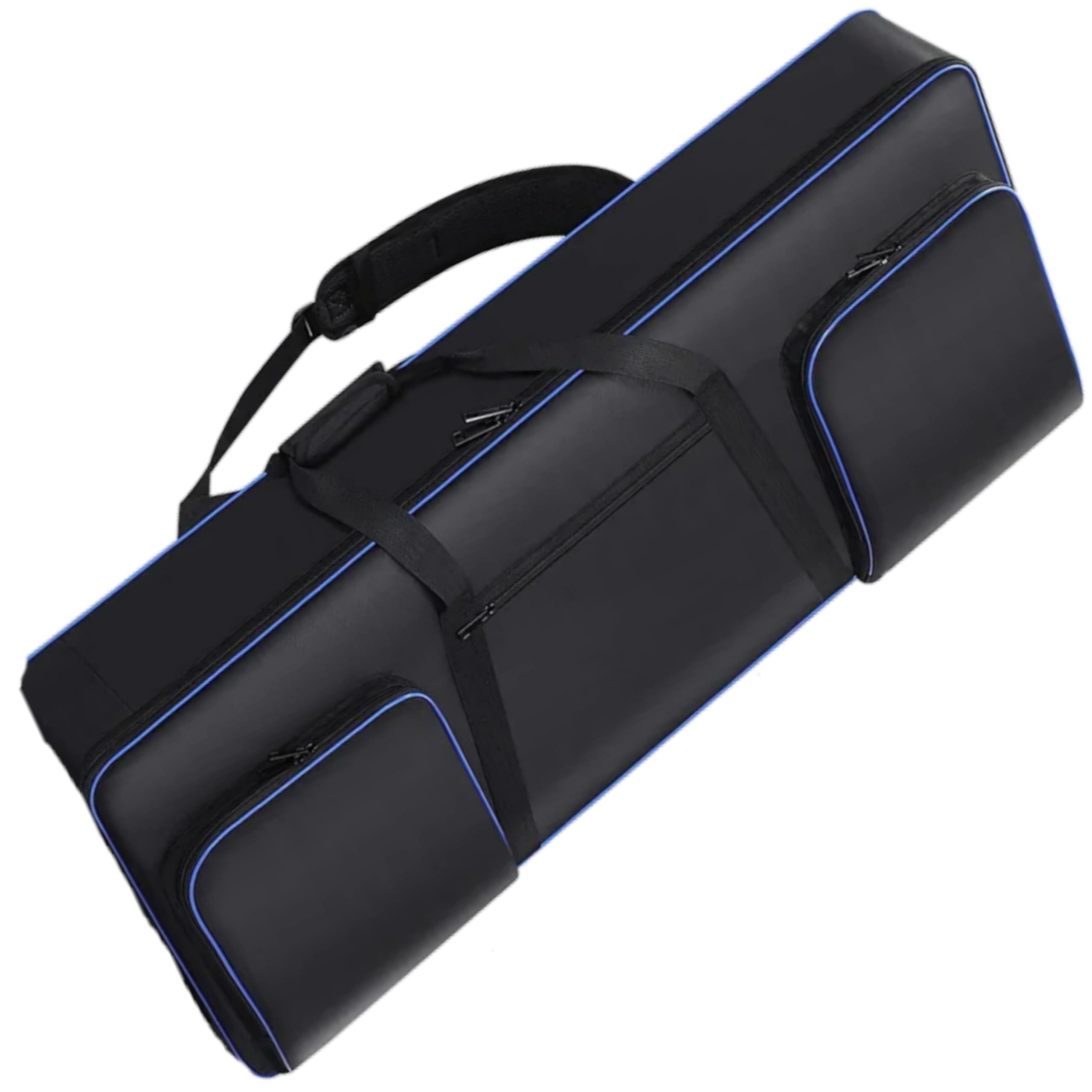 Grow wings Nylon Branded 61 Keys Keyboard & Piano Case/Cover/Backpack for Heavy Bag (black1)
