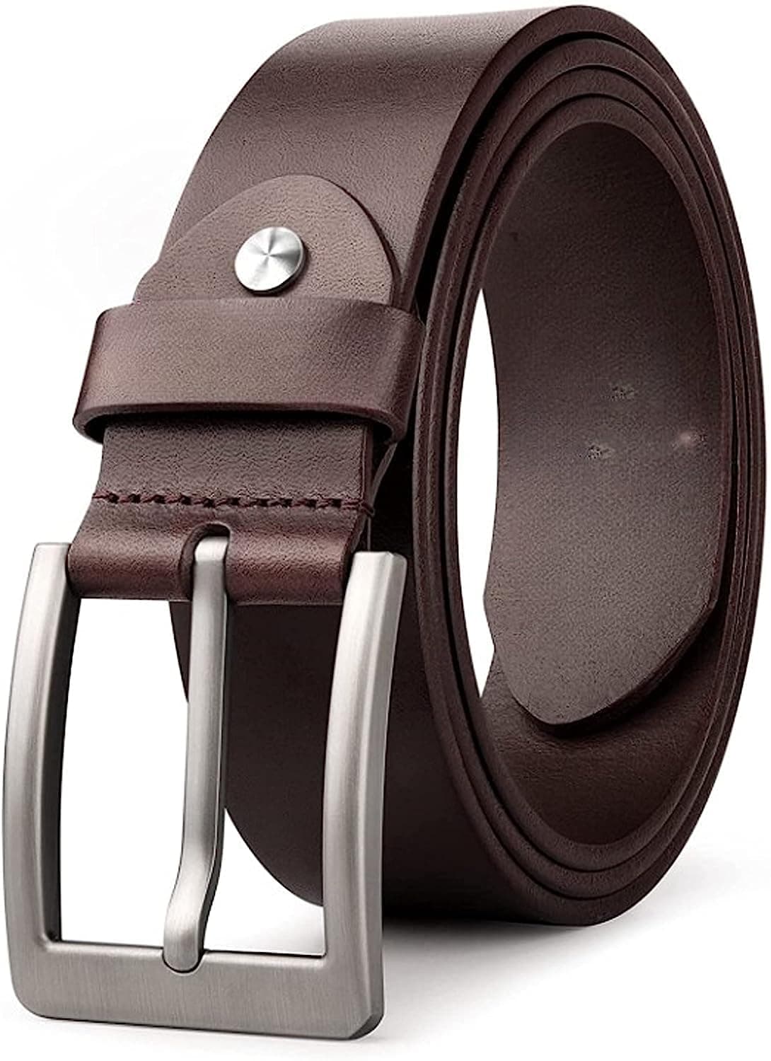 Creature Formal/Casual Brown Color Genuine Leather Belts For Men (Length- 46 inches||40MM||BL-042-BRN) (BROWN)