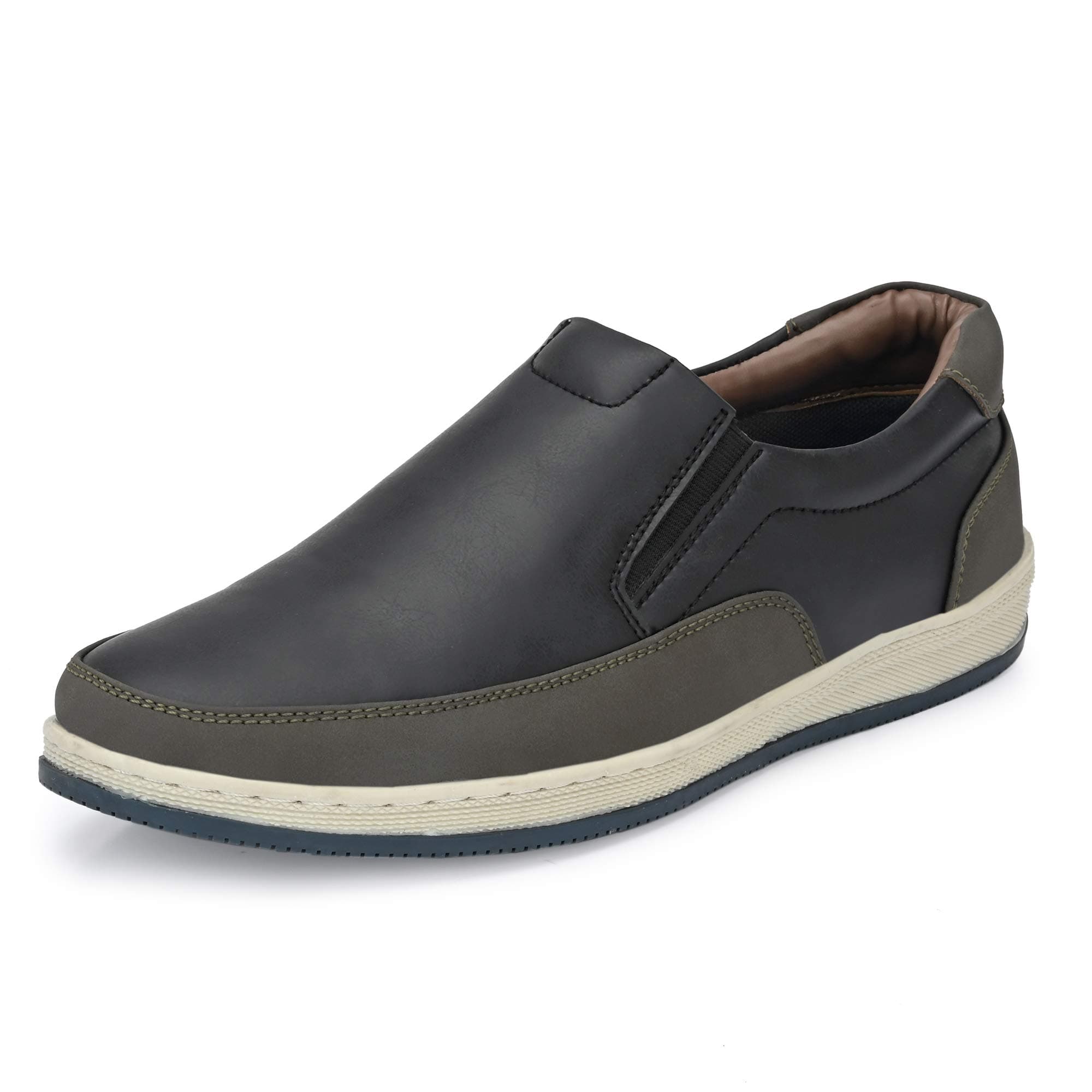 Centrino Men's Casual Moccasin Shoes, Black, 7 UK