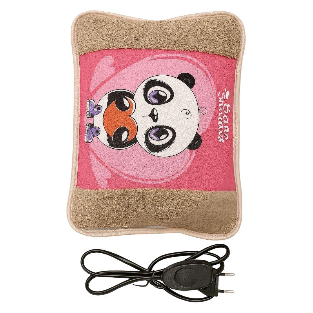 Antil's Soft Velvet Electric Rechargeable hot Water Heating Bag/Hot Bottle Pouch Pad with Auto Cut for Pain Relief and Body Warming (Multi-Color)