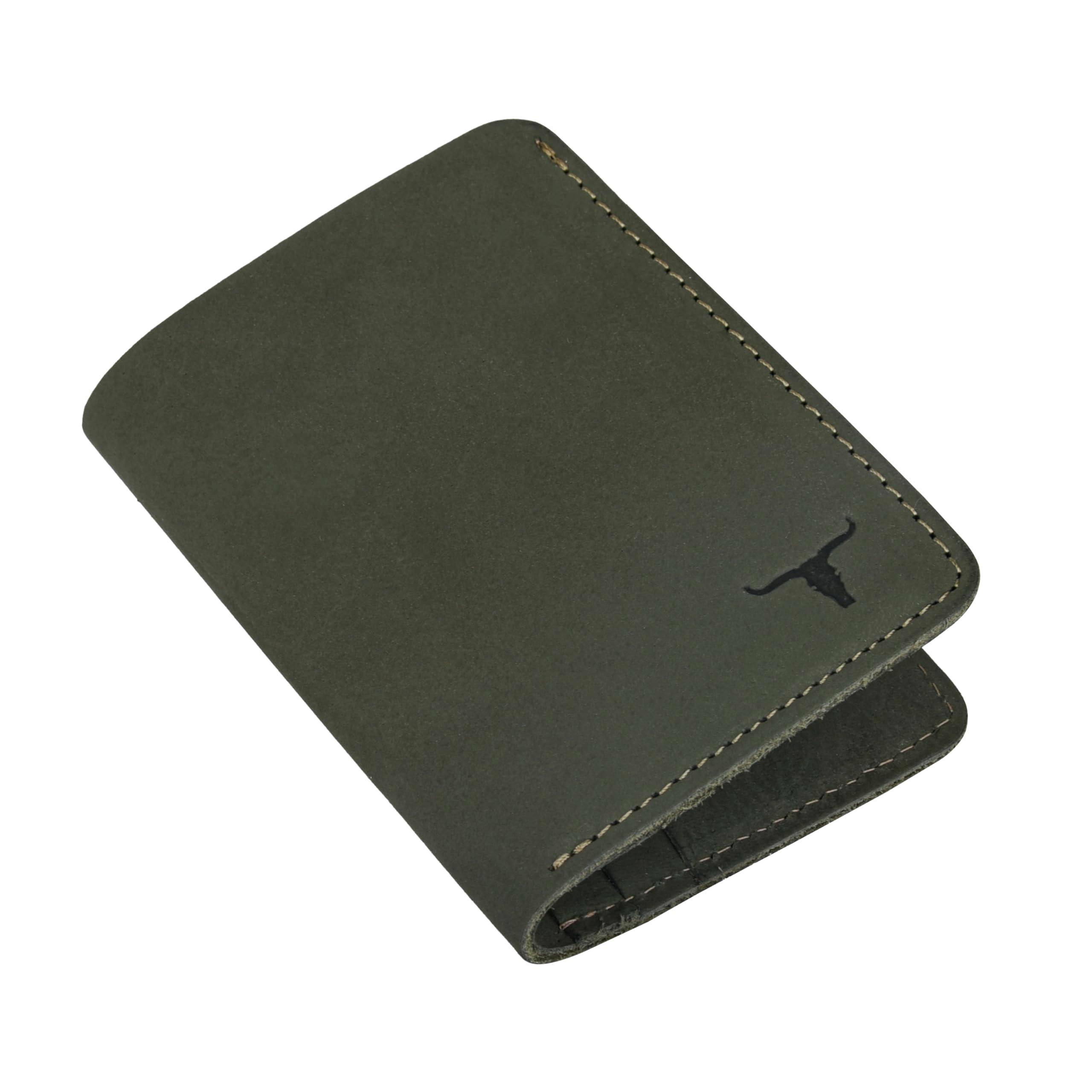 URBAN FOREST Joe Vintage Green Leather Wallet for Men