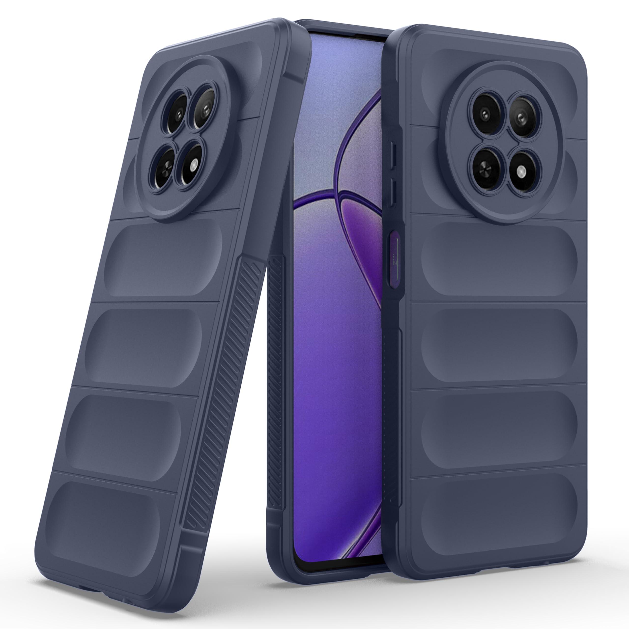 Zapcase Back Case Cover for Realme C65 5G | Compatible for Realme C65 5G Back Cover | Liquid Silicon Magic Case with Camera Protection | Sapphire