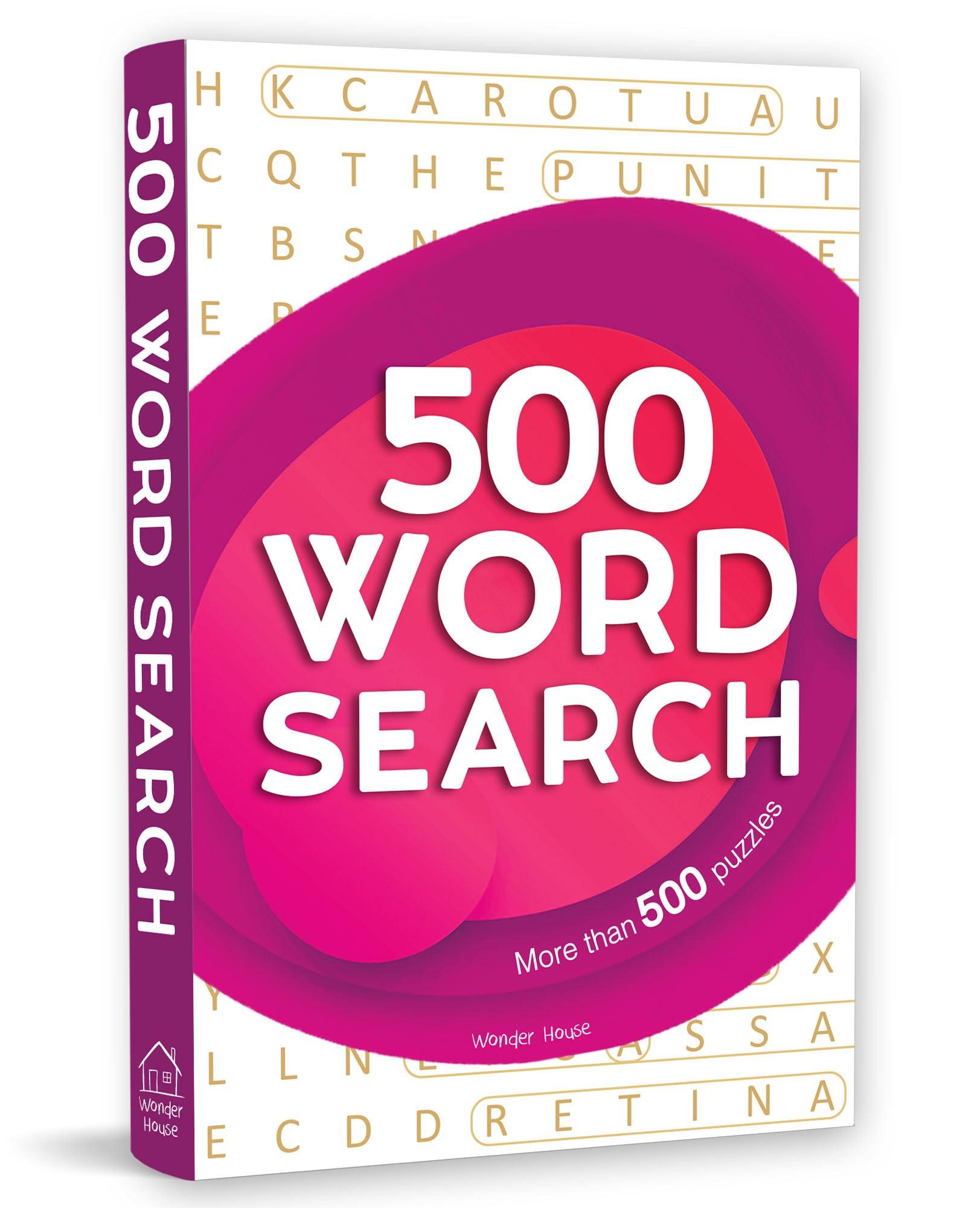 500 Word Search Bind-Up: Fun and Challenging Puzzles for Kids | Improve Vocabulary & Concentration | Ages 7–12 | Hours of Brain-Boosting Fun