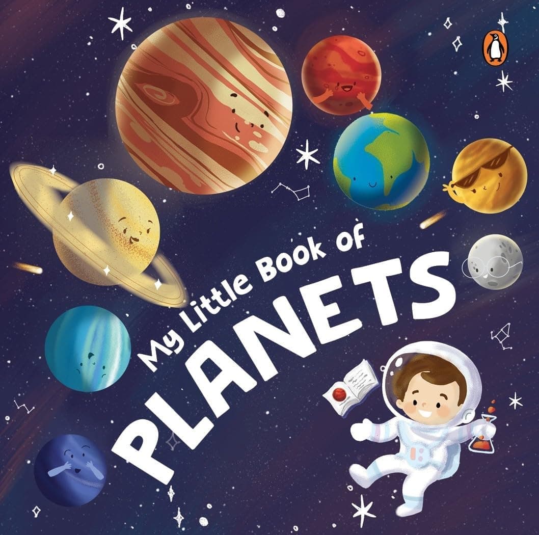 My Little Book of Planets: Rhyming & Illustrated Solar System Board Book for Kids | Fun Learning About Planets for Toddlers & Preschoolers | Ages 3+ [Select Learning]