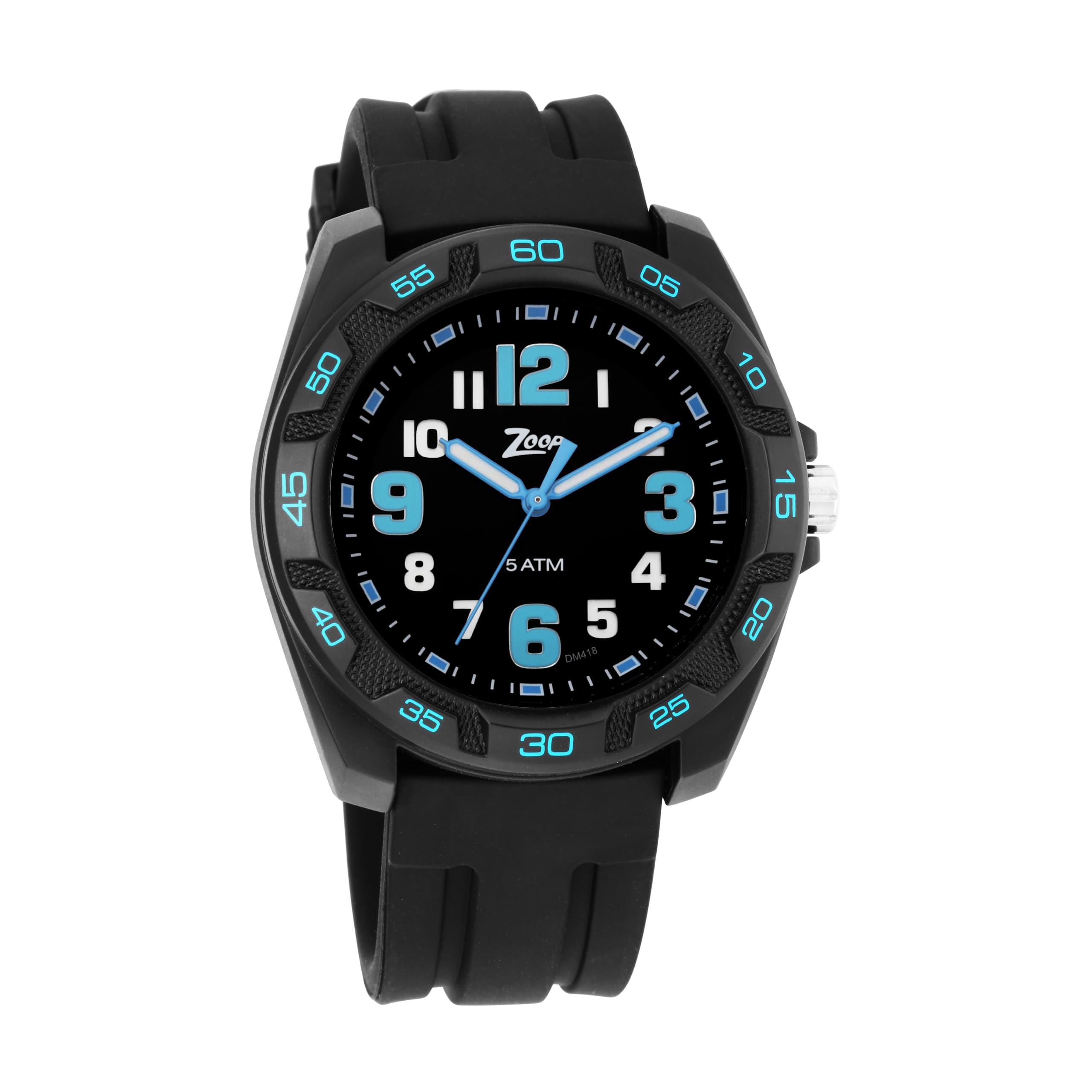 Zoop Analog Black Dial Unisex-Child Watch-16016PP02