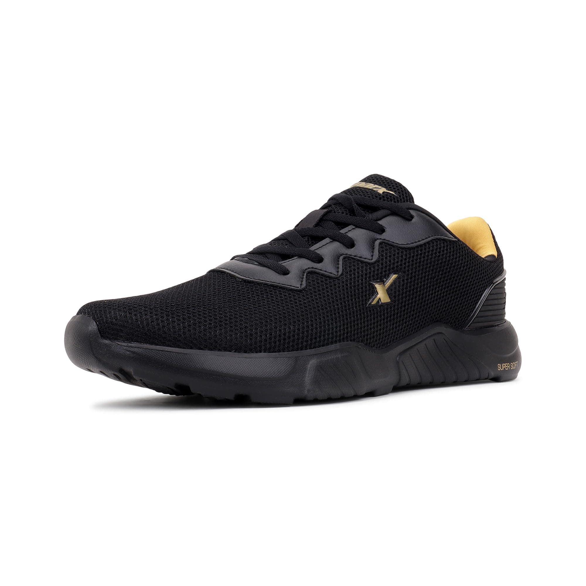 SPARX Mens SM 648 | Enhanced Durability & Soft Cushion | Black Running Shoe - 10 UK (SM 648)