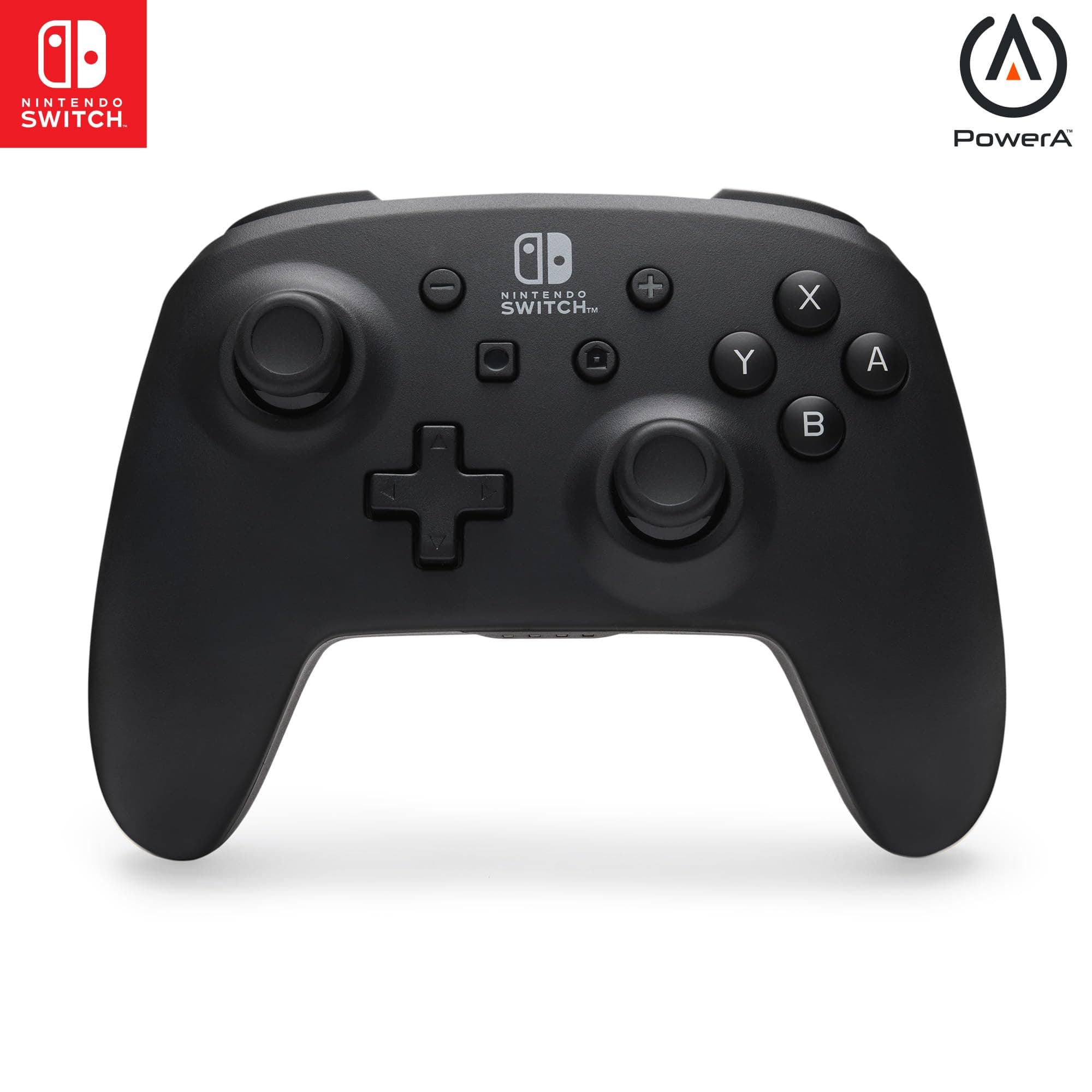 PowerA Wireless Core Controller for Nintendo Switch - Switch 2 - Switch Lite - OLED Model, Jet Black - Officially Licensed