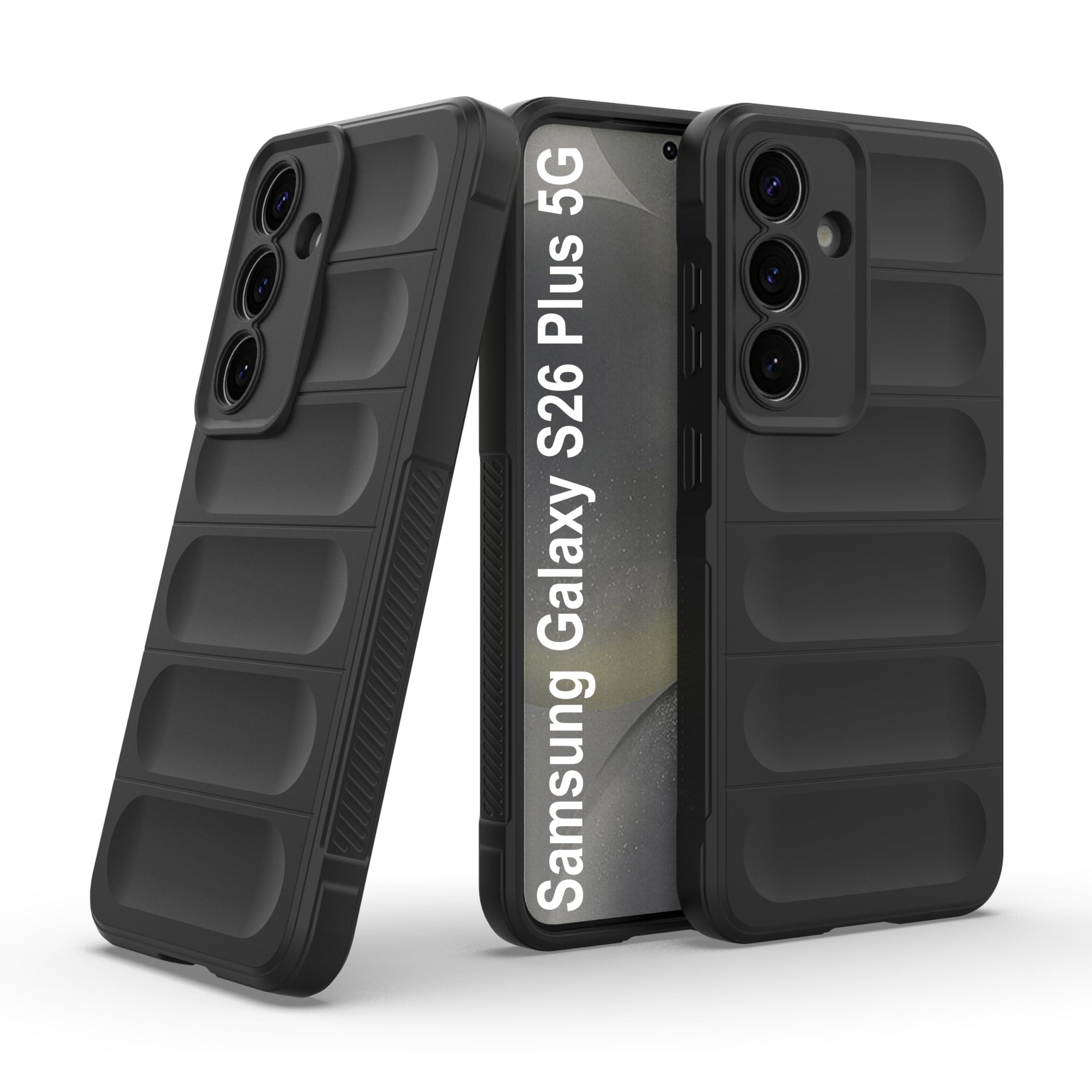 Zapcase Back Case Cover for Samsung Galaxy S26 Plus 5G | Compatible for Samsung Galaxy S26 Plus 5G Back Cover | Liquid Silicon Magic Case with Camera Protection | Black