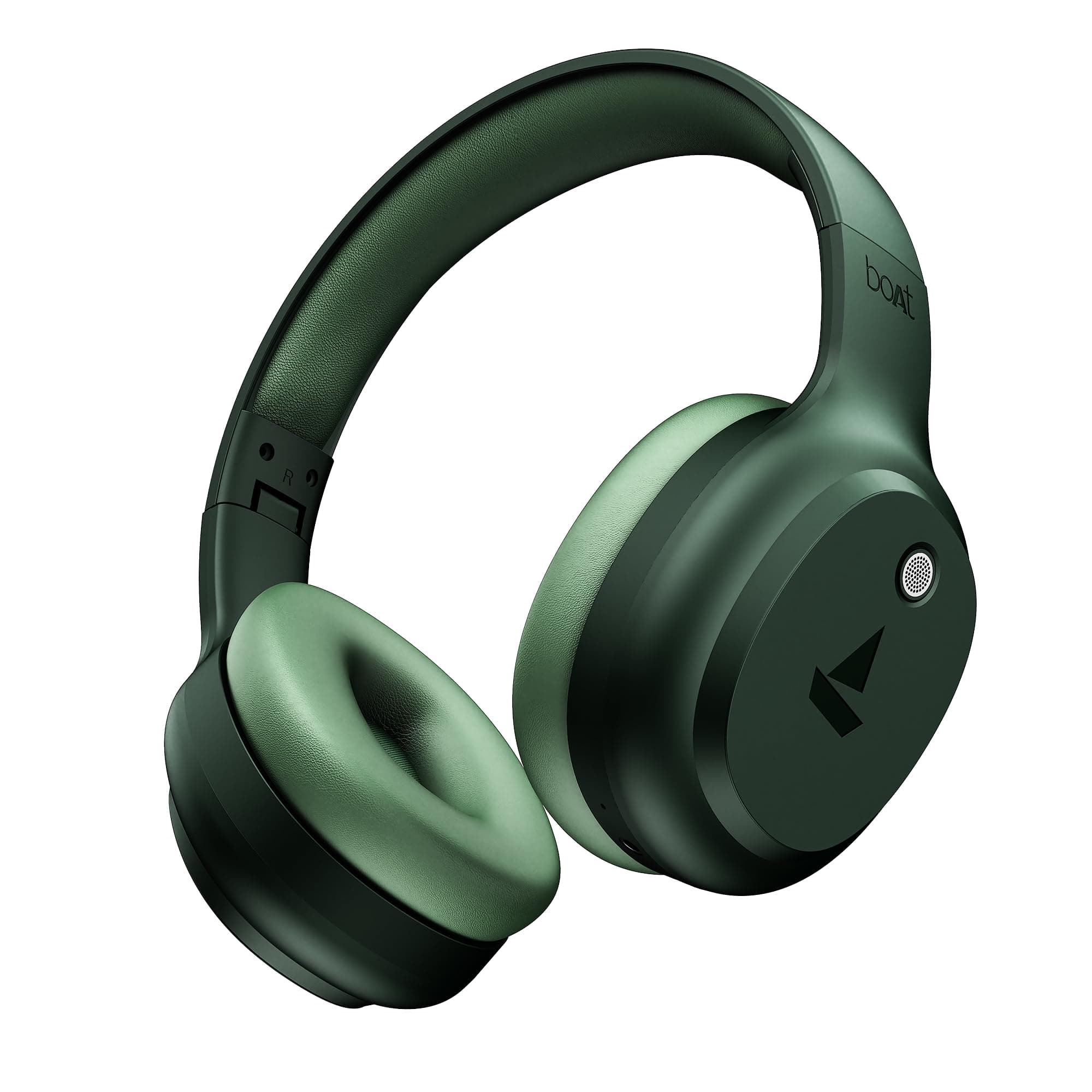 boAt Rockerz 421, 60H Battery, Low Latency(40Ms), 40Mm Drivers, ENx Tech, Stream Ad Free Music via App Support, Bluetooth Headphones, Wireless Over Ear Headphone with Mic (Sage Green)