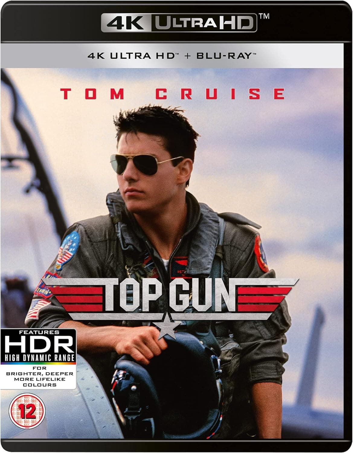 Tom Cruise - TOP GUN (1986) - A Tony Scott Film (4K UHD + Blu-ray) (2-Disc) (Uncut | Region Free 4K Ultra HD & Blu-ray | UK Import) - Remastered & Restored with Dolby Vision, HDR10 and Dolby Atmos on 4K Ultra HD