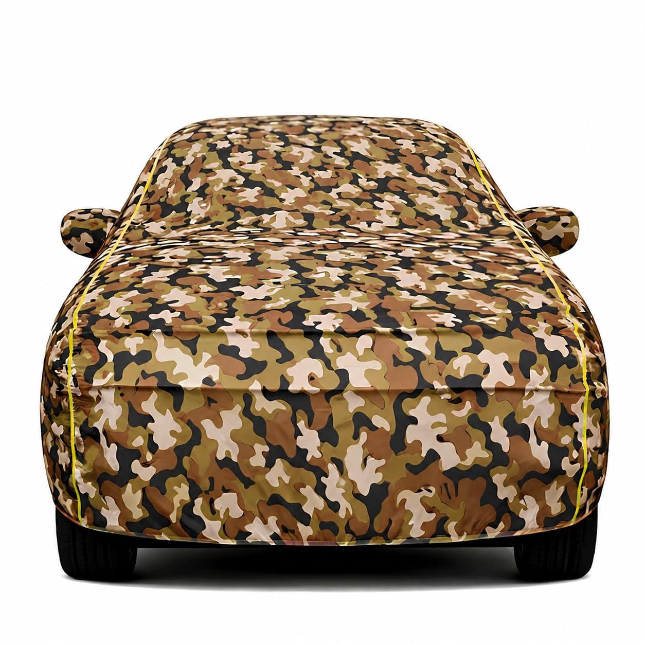 Magic 6-Layer 100% Waterproof Custom Fit Car Cover for Tata Tiago (All Models) Army | All Weather Protection | UV, Heat, Rain, Dust & Scratch Resistant | Outdoor & Indoor Full Body Car Cover