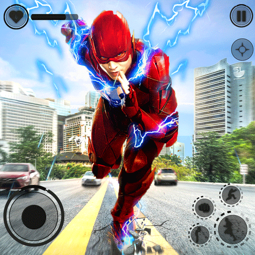 Flash Speed Hero 3D: Flying Rescue Mission