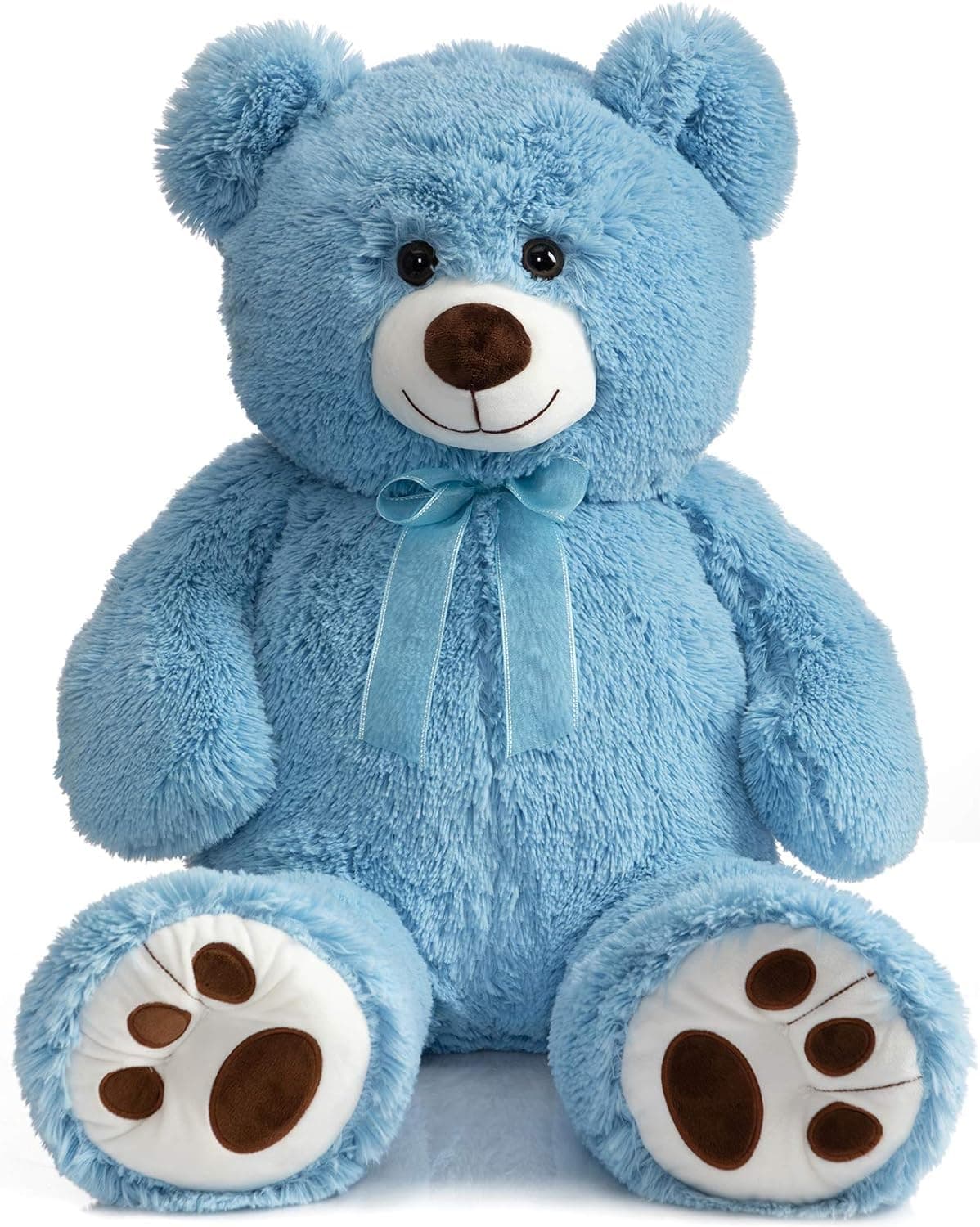HUG 'n' FEEL SOFT TOYS – 3 Feet Giant Blue Teddy Bear Plush Toy | Big Stuffed Animal | Ultra Soft, Huggable & Cuddly Gift for Kids, Girls, Boys | Perfect for Birthday, Valentine’s Day