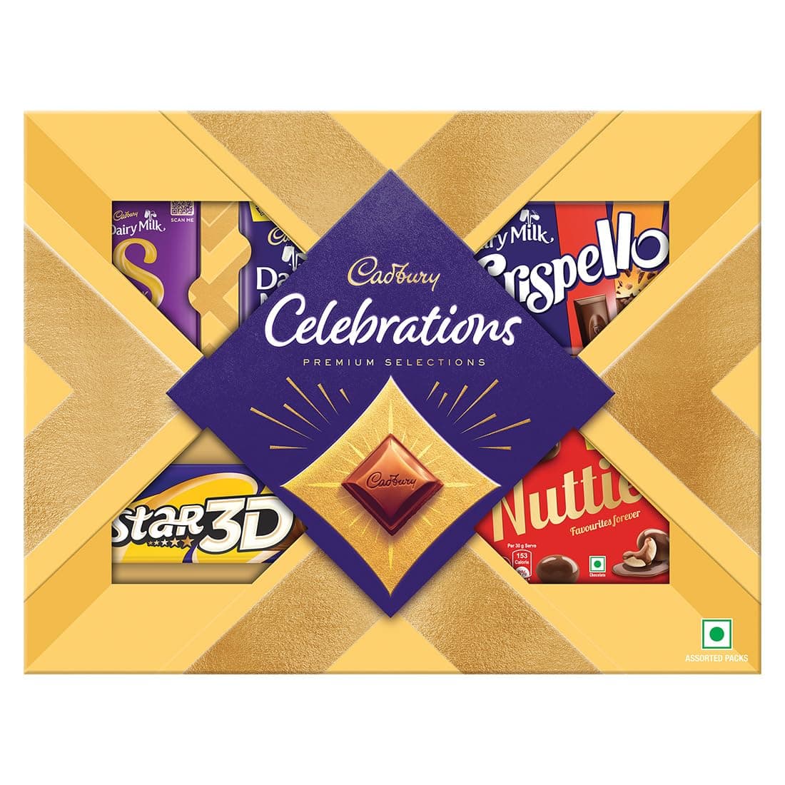Cadbury Celebrations Premium Selections Chocolate Gift Pack, 163 g