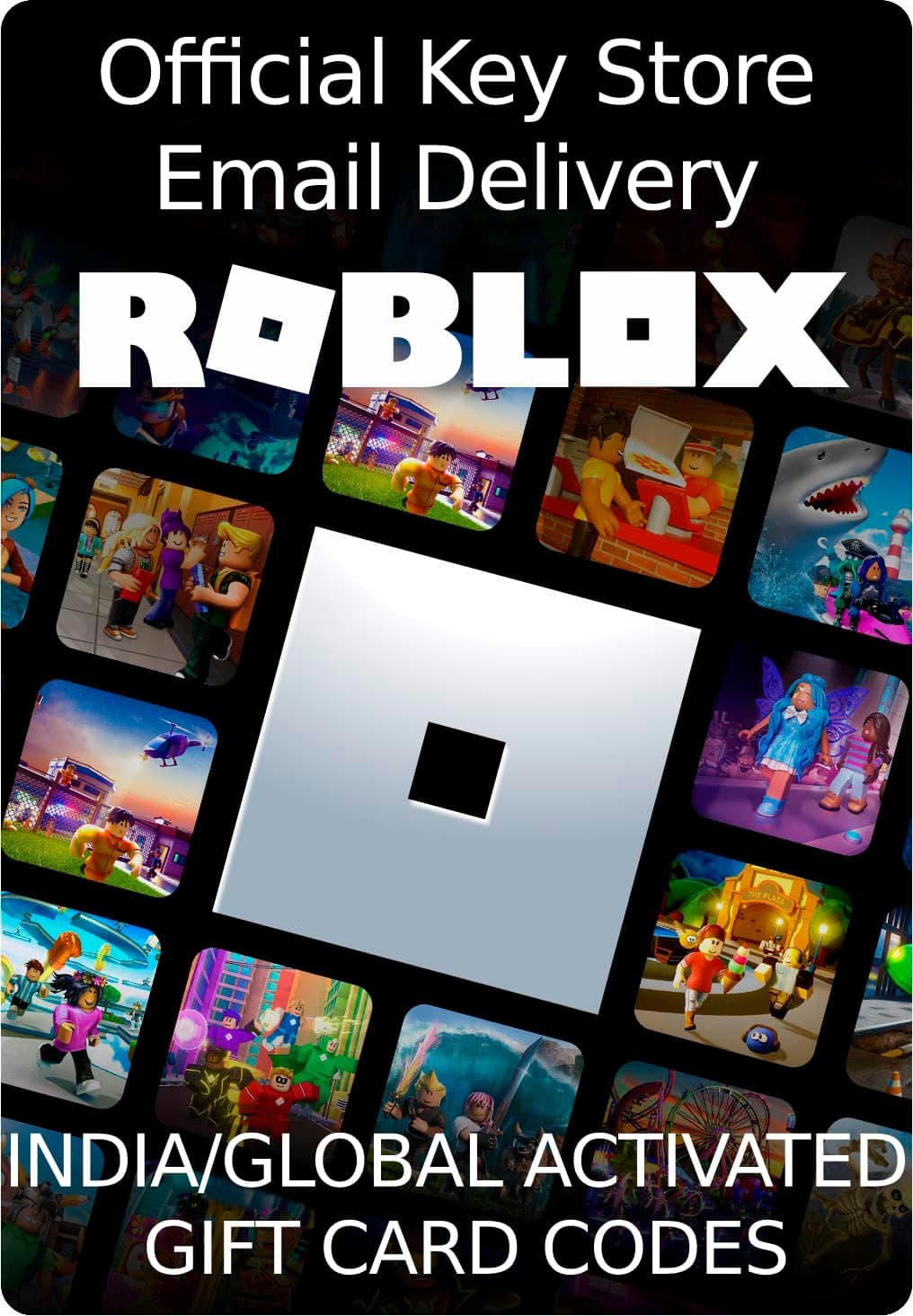 Roblox 100 USD (9250+ Robux) Gift Card Code Prepaid Voucher -Email Delivery