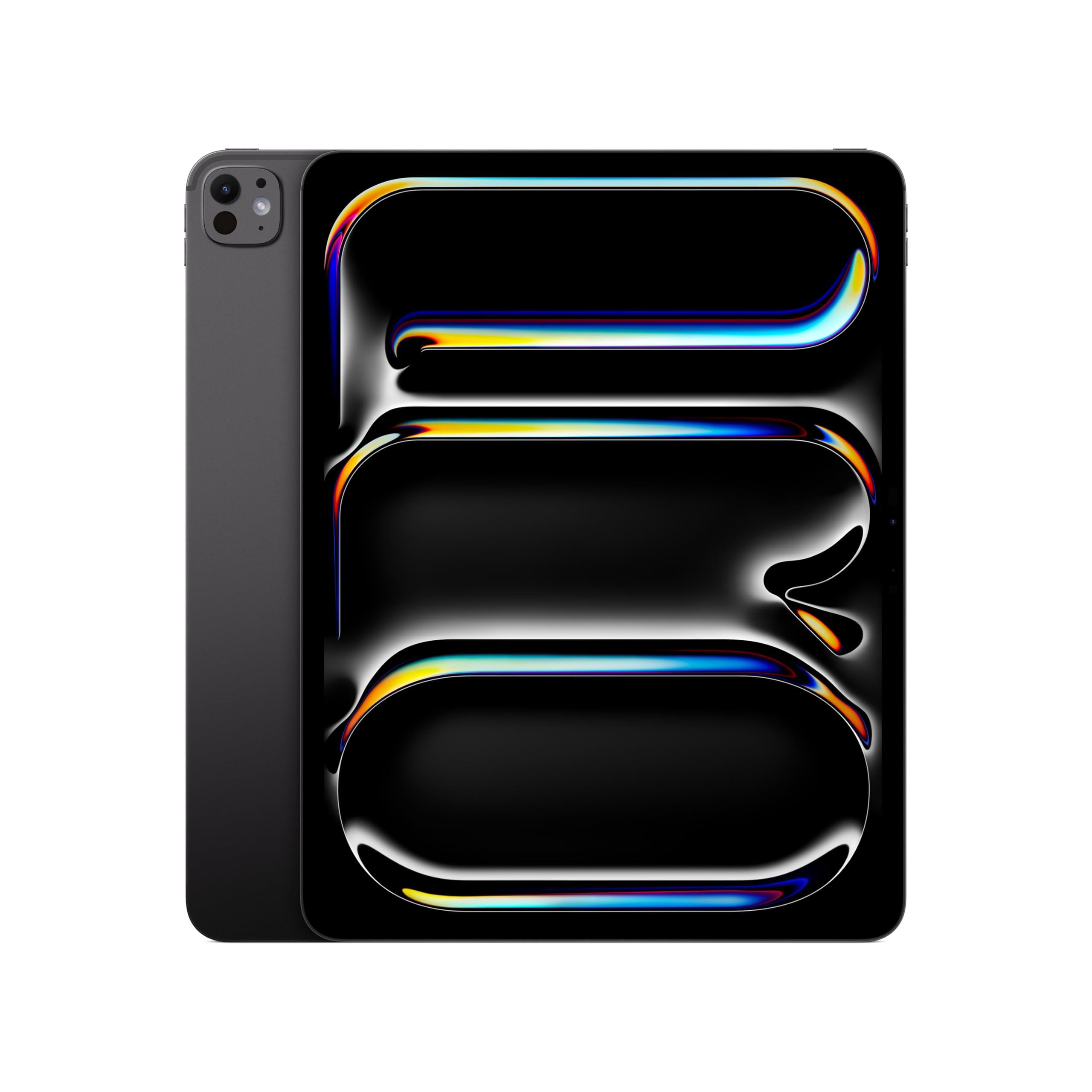 Apple iPad Pro [13″] (M5): Ultra Retina XDR Display, [256GB], 12MP Front Camera / 12MP Back Camera, LiDAR Scanner, Wi-Fi 7 with Apple N1, Face ID, All-Day Battery Life — Space Black