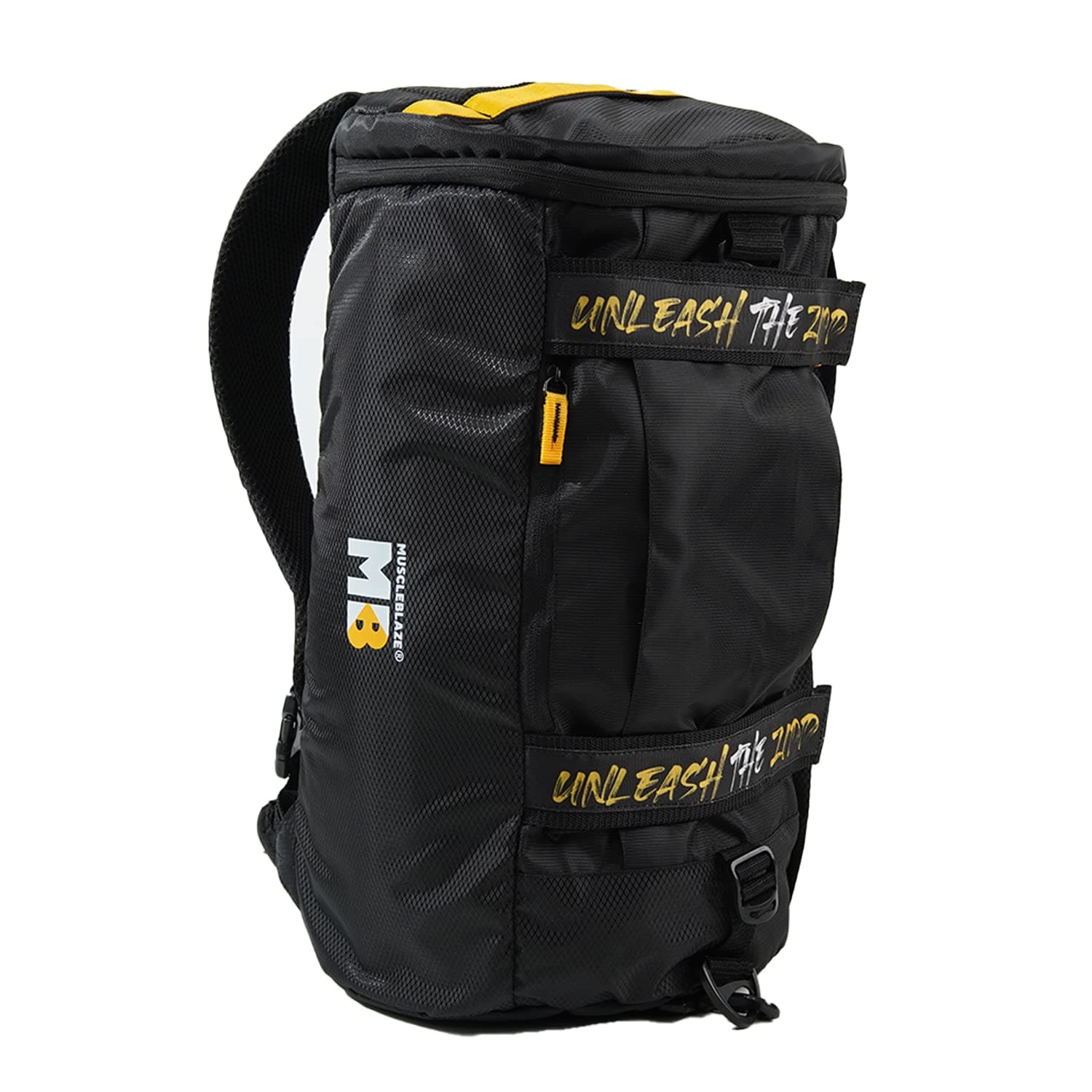 MuscleBlaze Hybrid Gym Backpack, Black, 40L