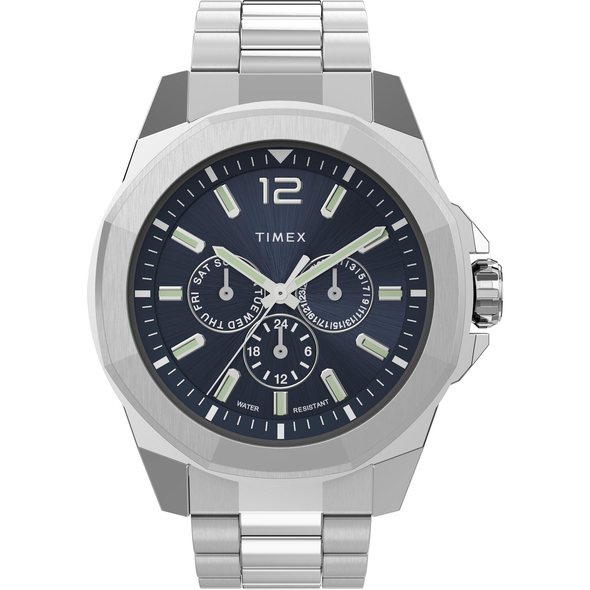 TIMEX Essex Round 44mm Blue Dial Analog Men Watch - TW2V43300UJ