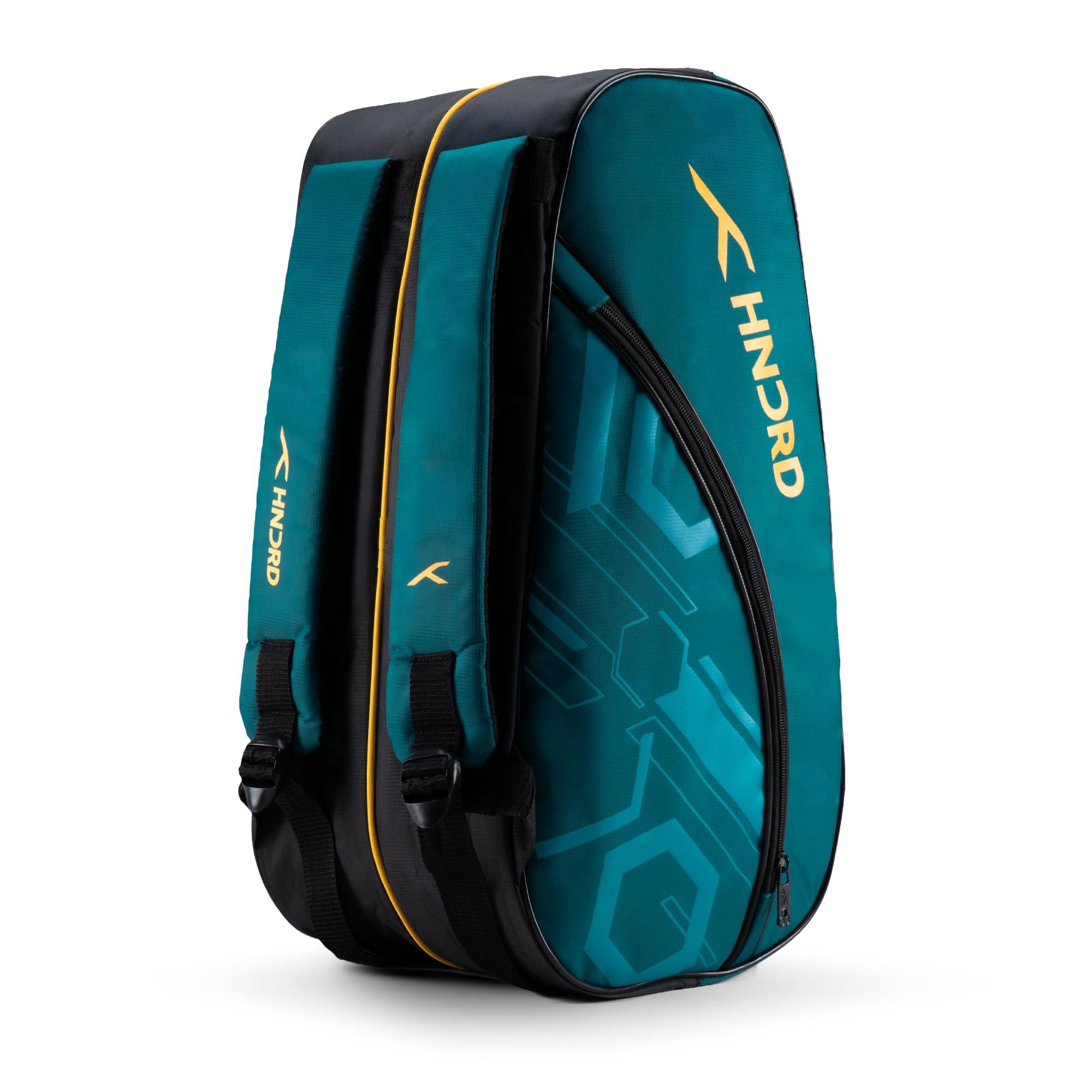 Hundred Pickle Pack Pickleball Kit Bag | Spacious Paddle Sports Kit Bag with Large Compartment for Paddles, Shoes & Gear – Ideal for Sports, Gym & Travel | Unisex Design (Teal Blue)