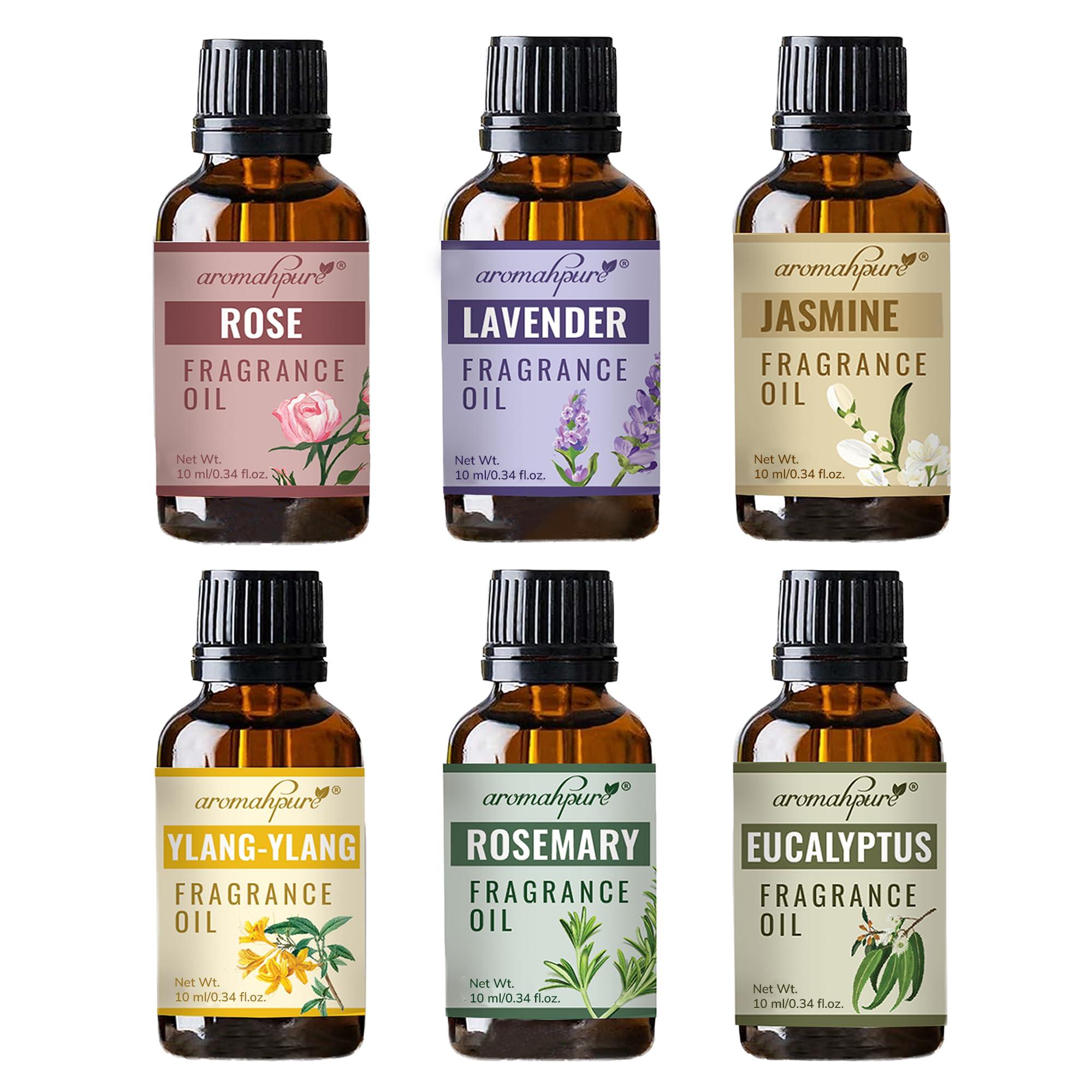 Aromahpure Fragrance Oil - Floral Series | 60 ml | Set of 6| Aroma Oil for Home Fragrance | Best for Aromatherapy | Used in Diffusers, Candles, Air Fresheners, Soaps.