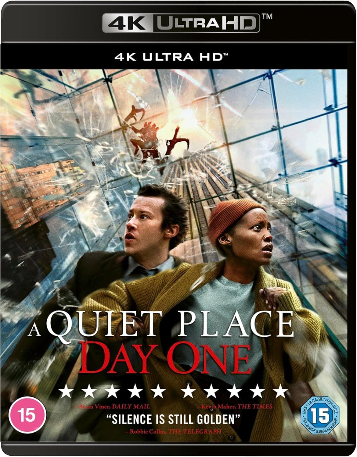 A Quiet Place: Day One (2024) (4K UHD) (1-Disc) (Uncut | Premium Slipcase Packaging | Region Free 4K Ultra HD | UK Import) - Includes Dolby Atmos, Dolby Vision and HDR10