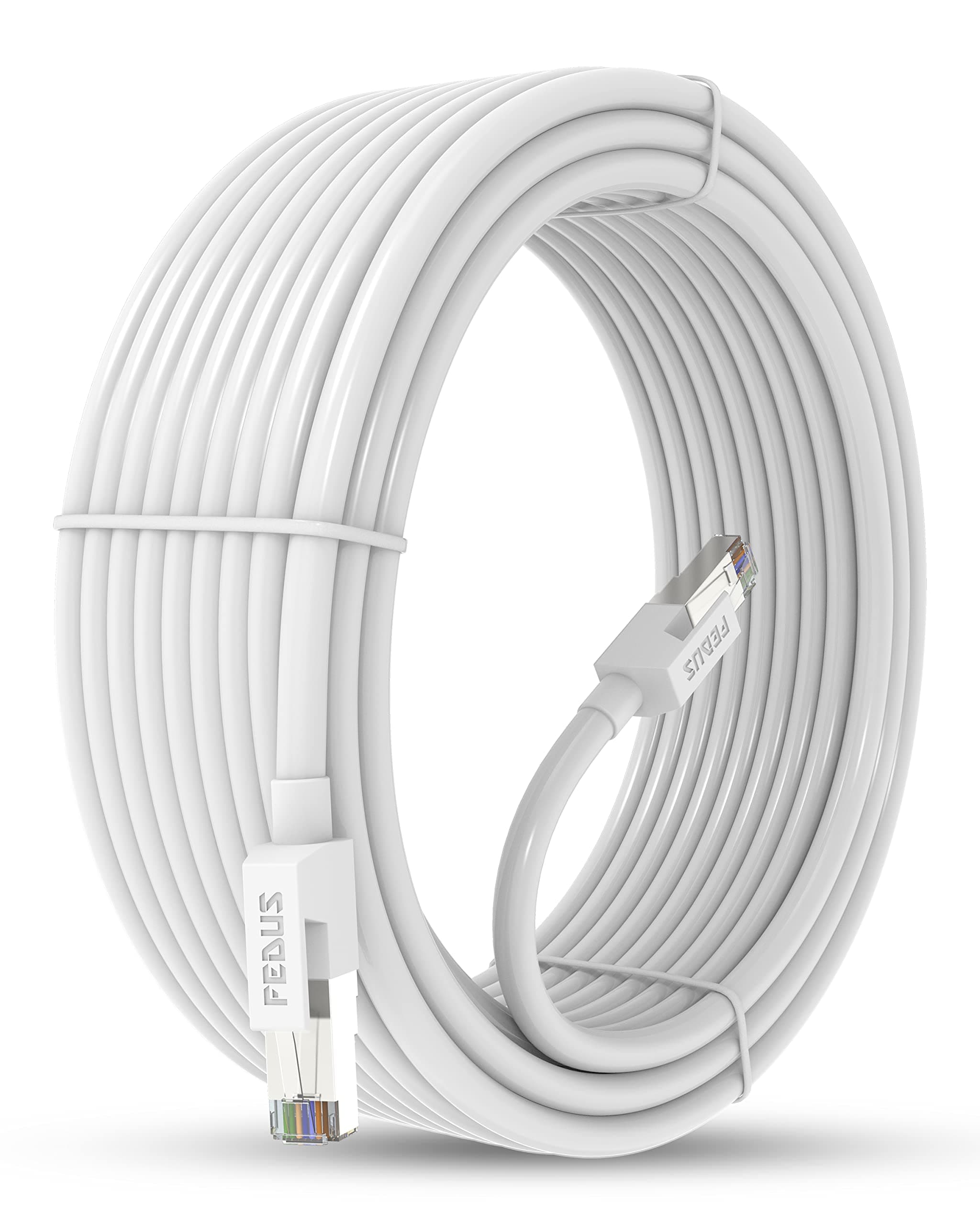 FEDUS Cat6 Ethernet Cable, 3 Meter High Speed 550MHZ / 10 Gigabit Speed UTP LAN Cable, Network Cable Internet Cable RJ45 Cable LAN Wire, Patch Computer Cord Gigabit Category 6 Wires for Modem, Router