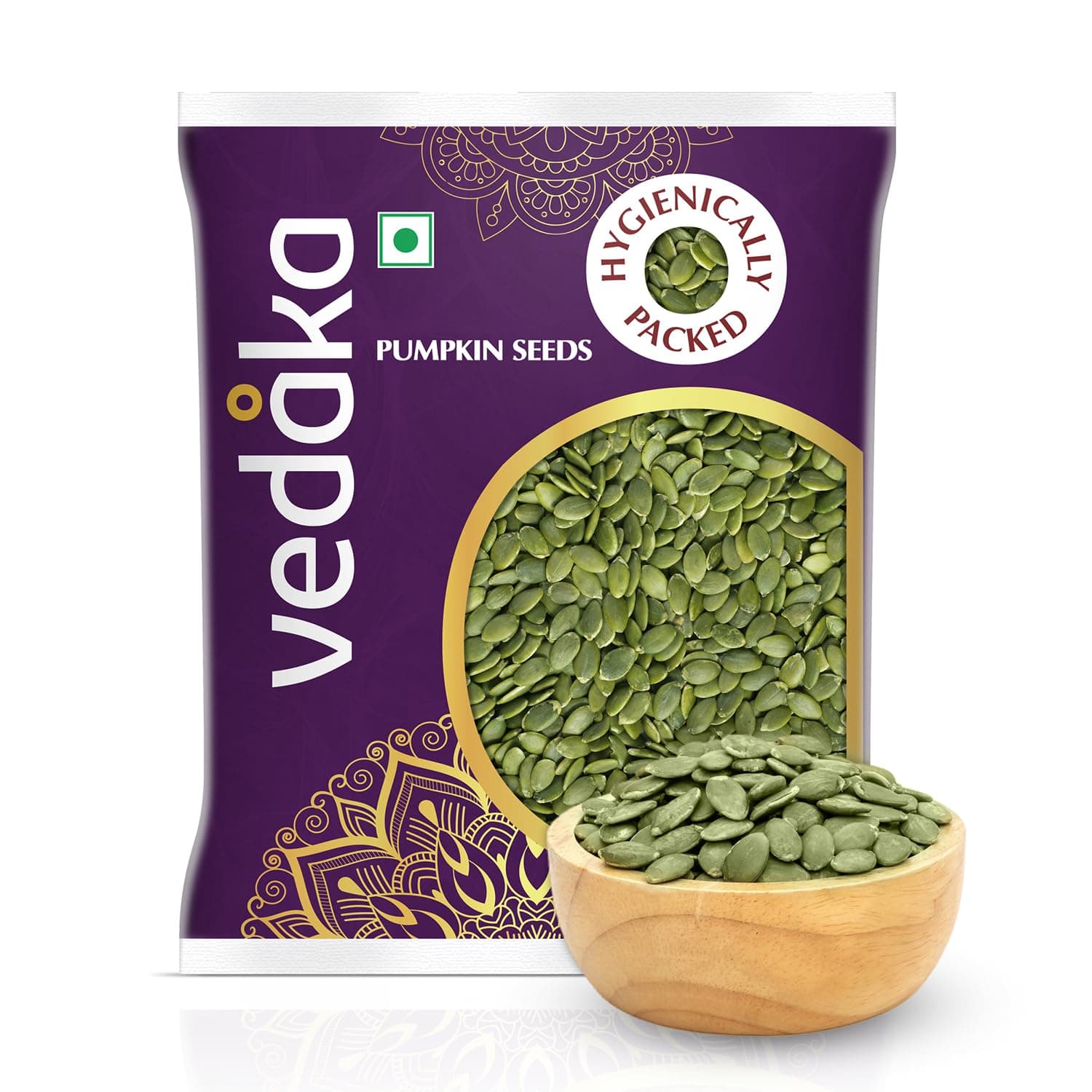 Amazon Brand - Vedaka Raw Pumpkin Seeds | 200 g | Source Magnesium and Potassium | Gluten Free | Daily Crunchy Snacks | Hygienically packed