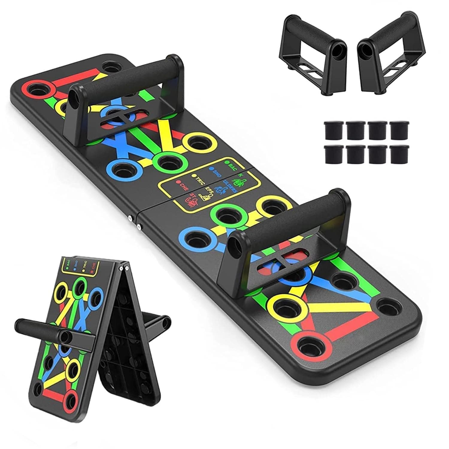 SKYCELL Push Up Board: Versatile Push Up Stand for Chest Workout & Home Gym Exercise Pushup Stand, Ideal Home Gym Equipment for Strength Training and Fitness, Durable and Ergonomic