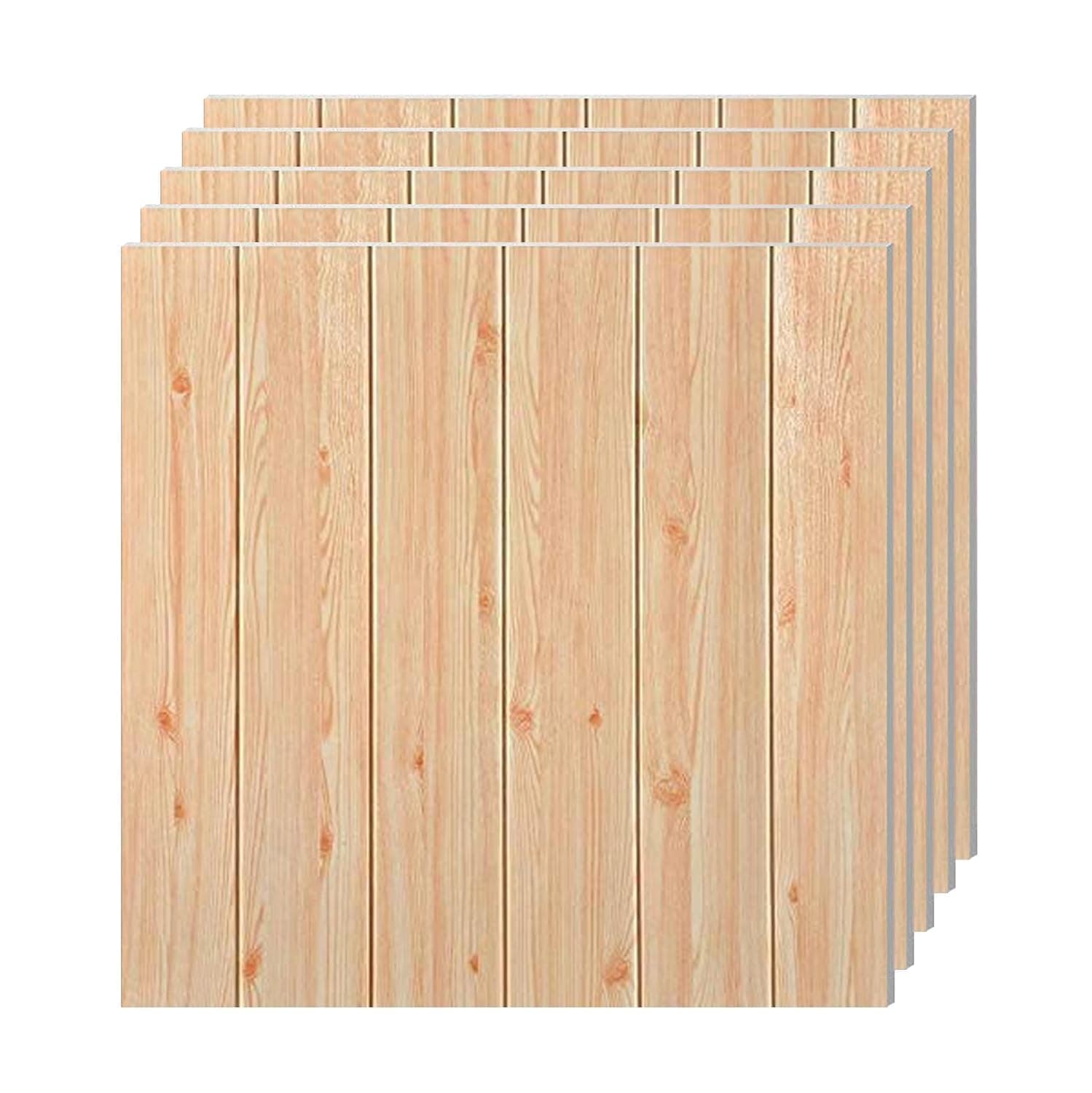 Barebeauty 3D Wall Panel Wallpaper, Self Adhesive PE Foam Brick Sticker, Waterproof Wall Covering for Home Decor, 70 x 70 cm (Pack of 3, 15.81 Sq. Ft. Approx)