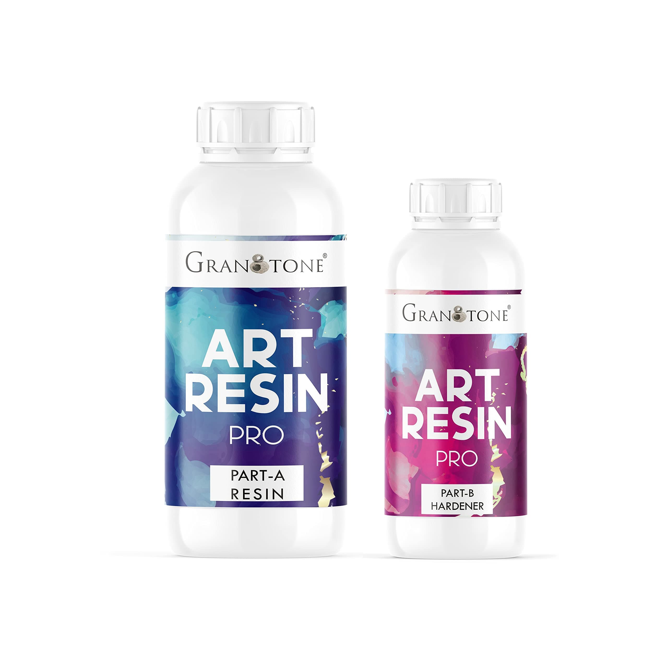 GRANOTONE Crystal Clear 2:1 Epoxy Resin Art Kit 1.2kg