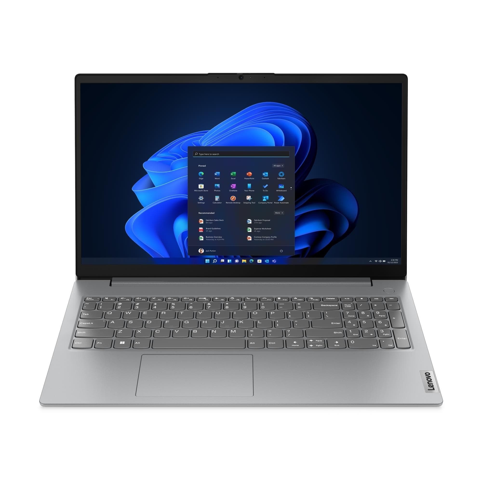Lenovo V15 AMD Ryzen 3 7320U 15.6" (39.62cm) FHD 250 Nits Antiglare Thin and Light Laptop (8GB/512GB SSD/DOS/Arctic Grey/1.65 Kg), 82YU00W6IN