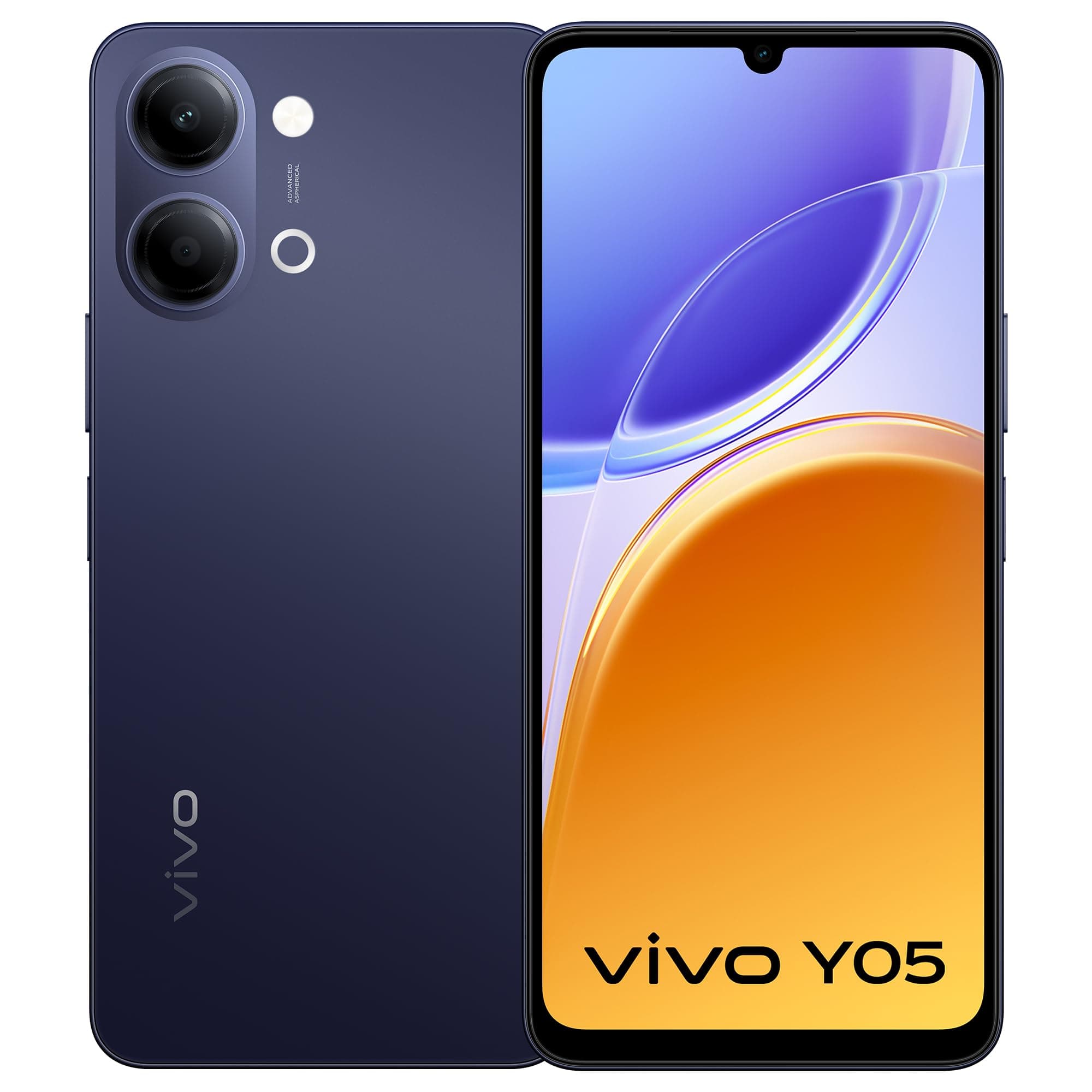 vivo Y05 (Mystic Blue, 4GB RAM, 64GB Storage) with No Cost EMI/Additional Exchange Offers