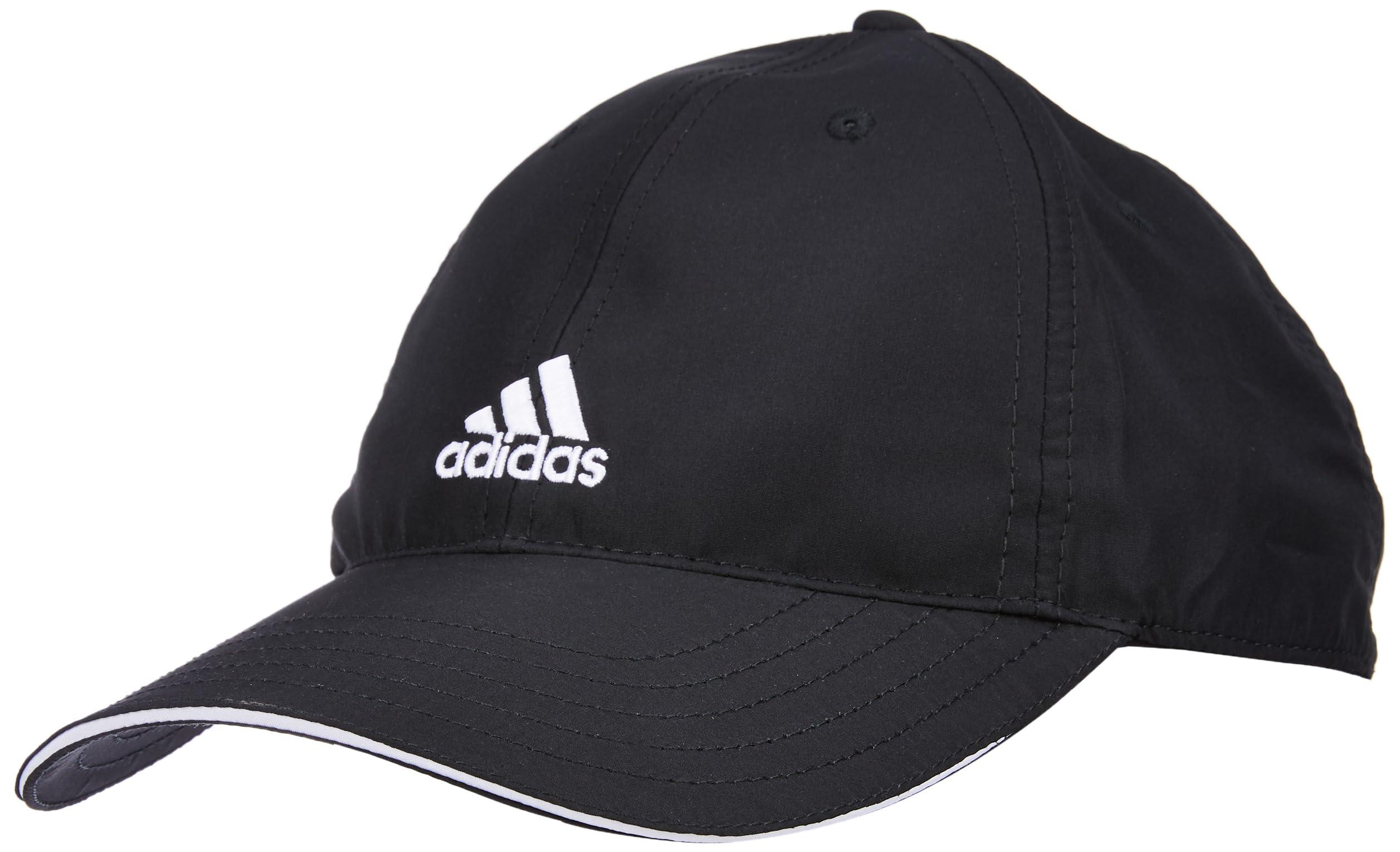 adidas Unisex Athletic Black Logo Polyester Cap