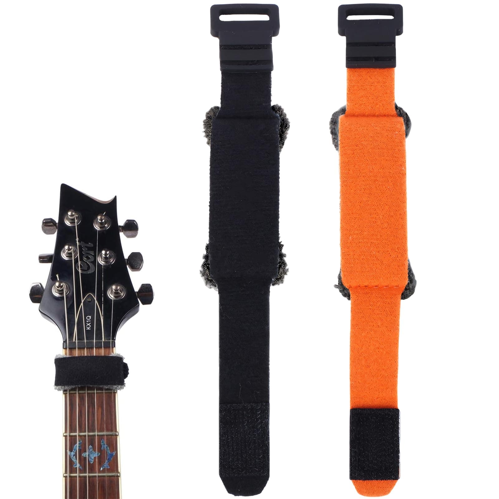 2 Pcs Guitar Fret Wraps, Guitar String Mute, Guitar Accessories, for Practice and Performance, Perfect For Practice, Recording, Live Performance