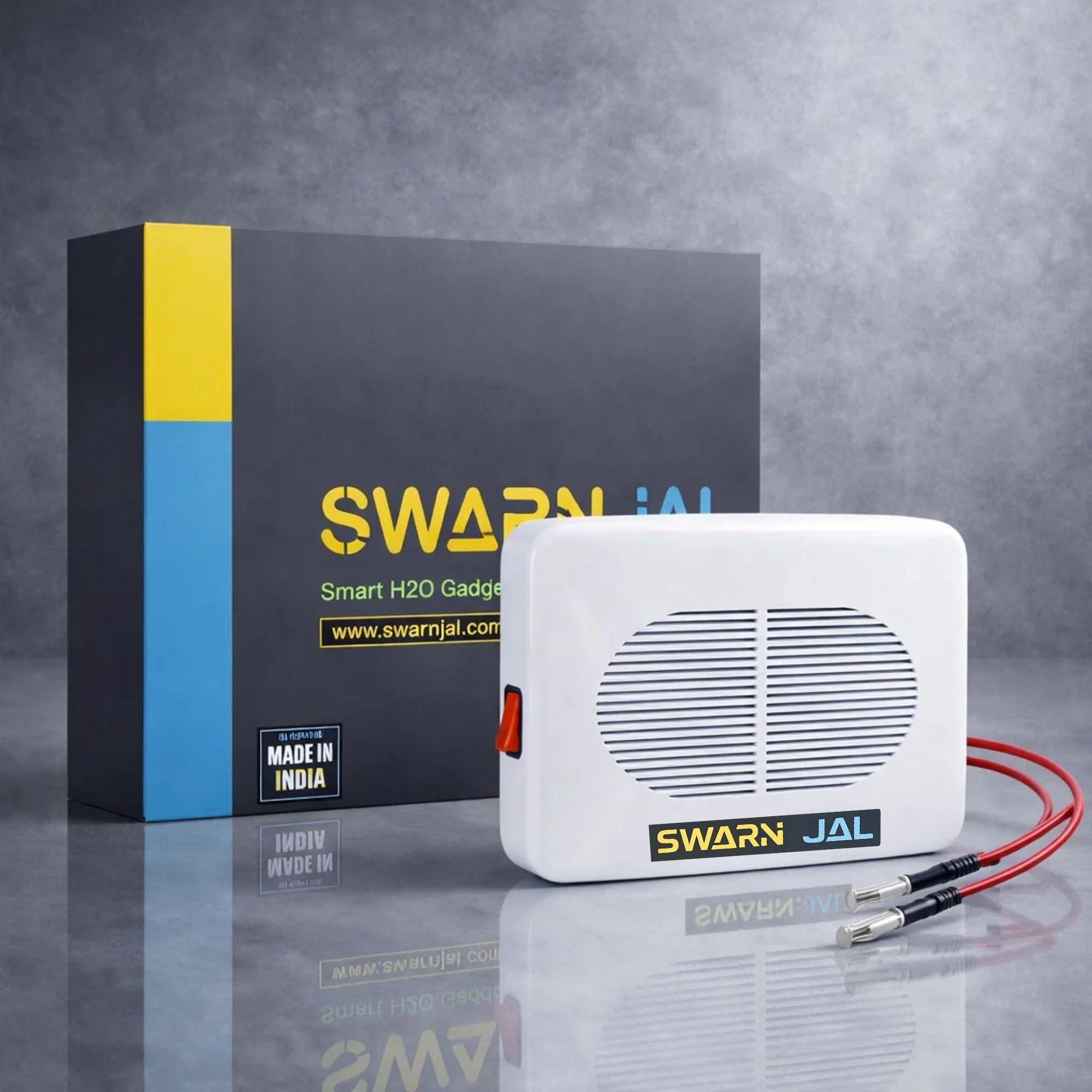 Water Tank Alarm Overflow by Swarn Jal, Water Bell, Cell/Battery Powered, Loud Human Voice, Brass Sensors 100% Shock Proof, 1-3 Years Cell Life, 1 Year Complete Warranty + 1M Wire