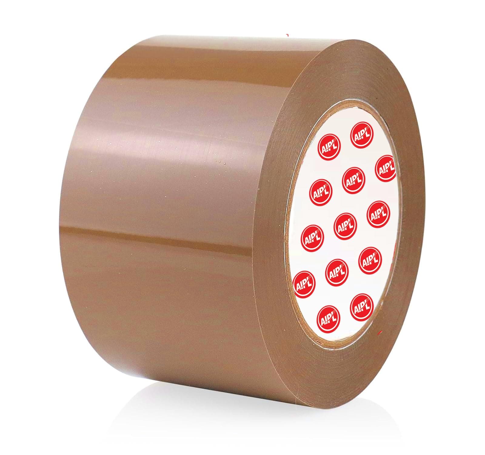 AIPL Heavy Duty Gold Category Brown Packing Tape Packaging Tape Refill Rolls 1 Rolls 72MMX100MTR for Sealing Moving Shipping Office&Storage